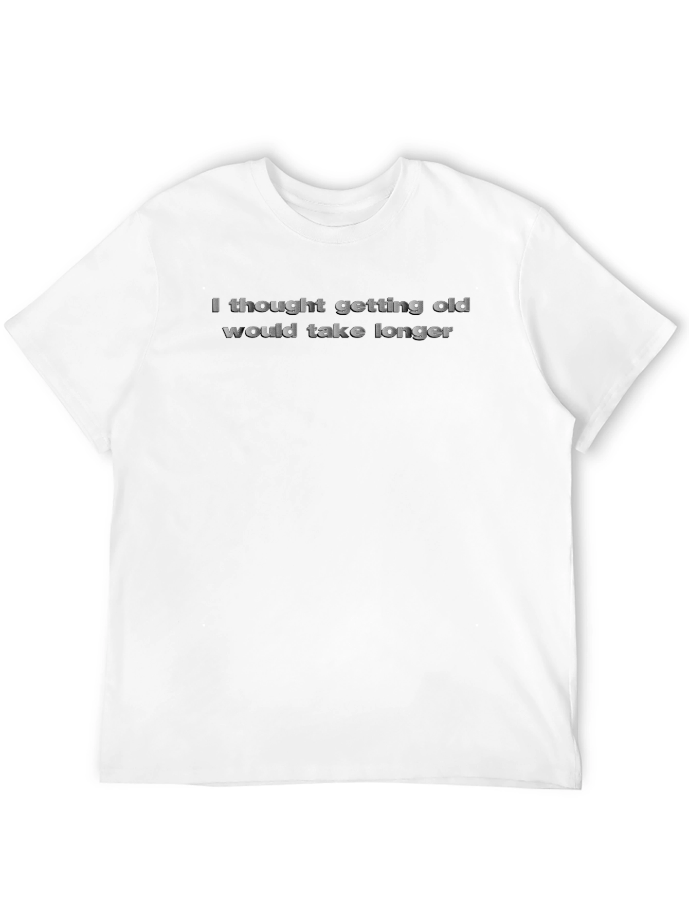 Funny Getting Old Graphic Tee - Black