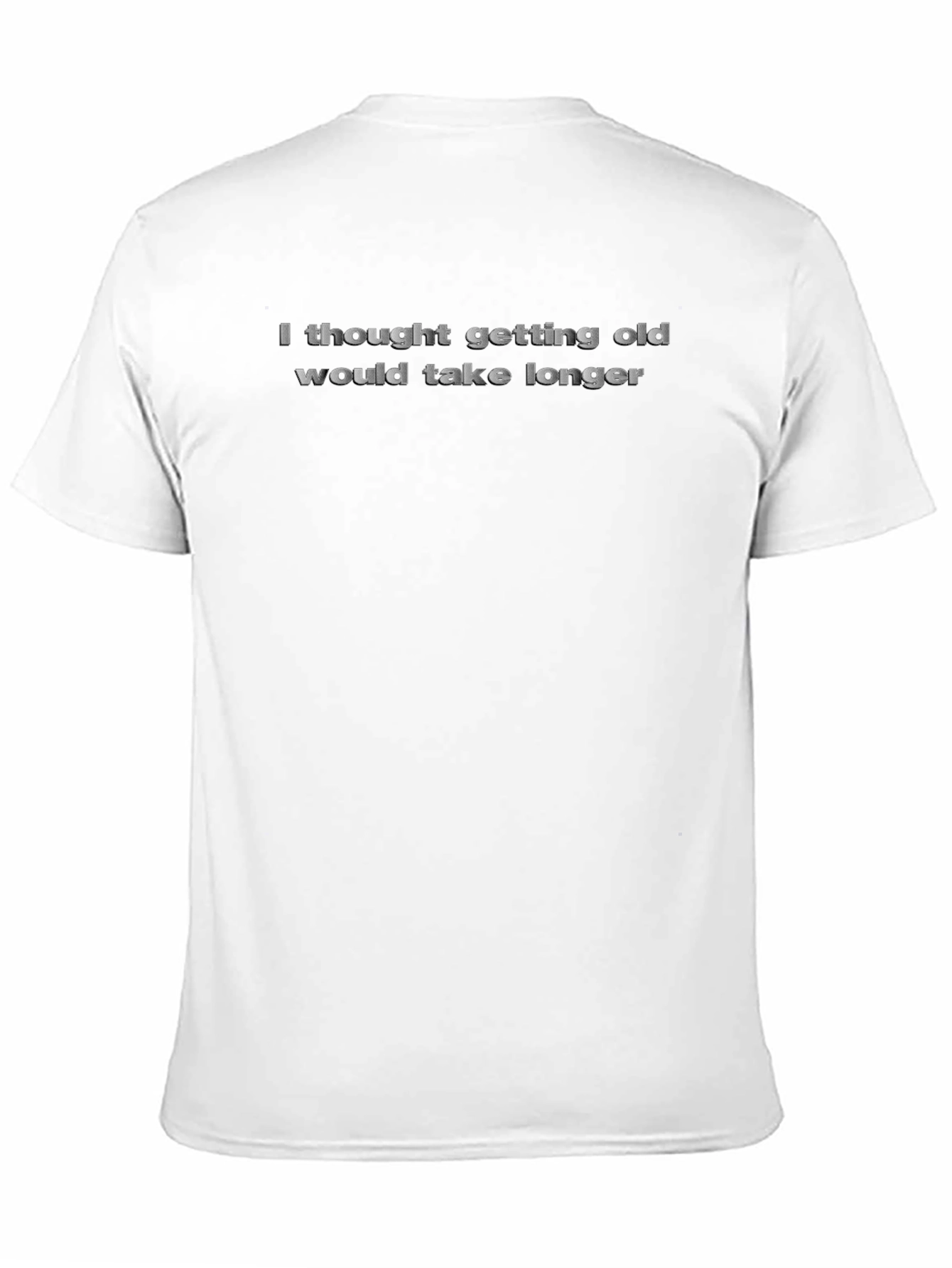 Funny Getting Old Graphic Tee - Black