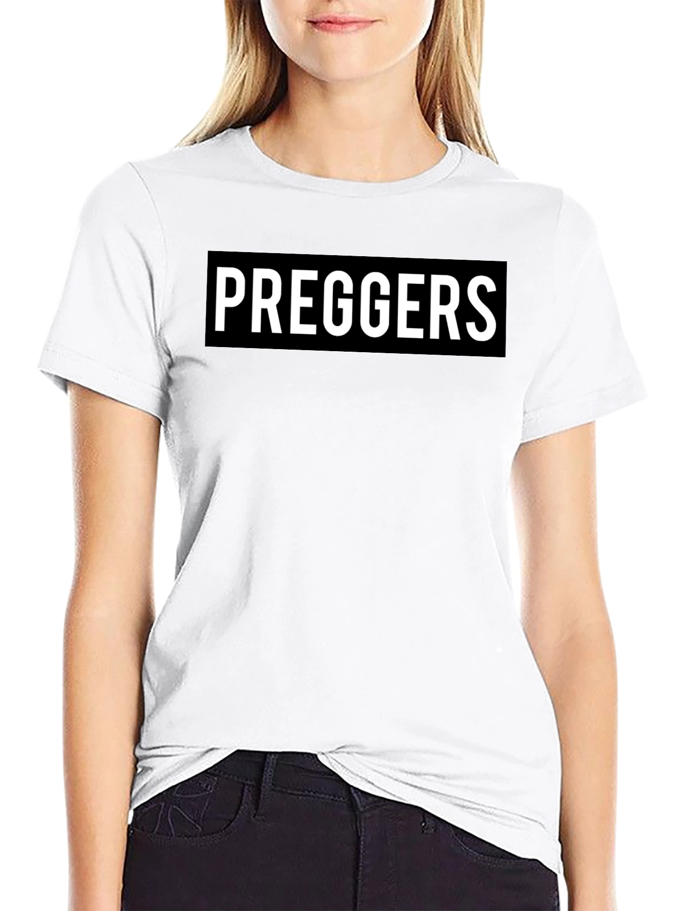 Pregger T-Shirt Black