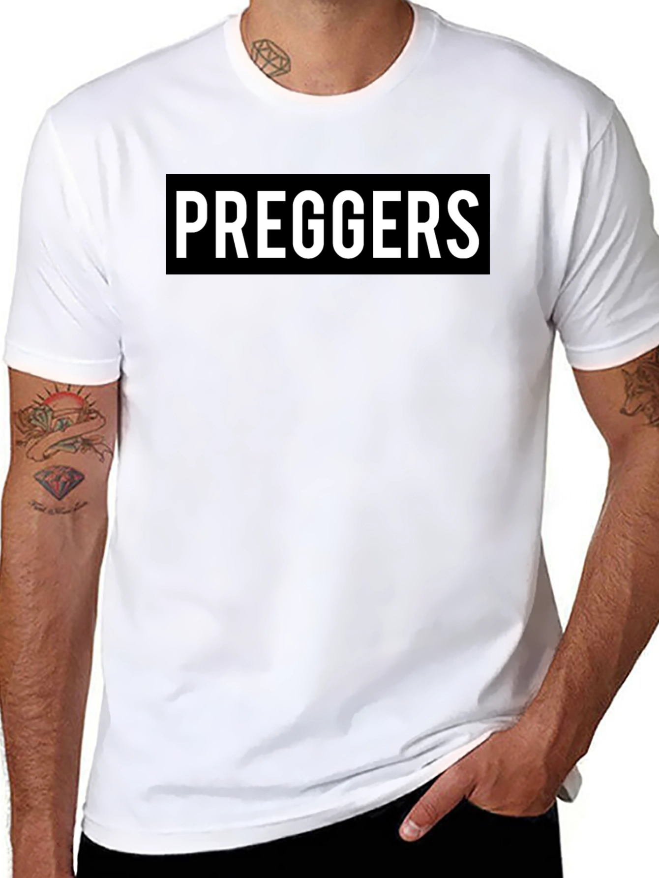 Pregger T-Shirt Black