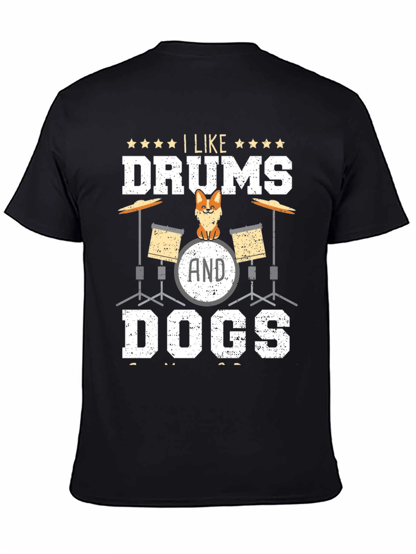 I Like Drums and Dogs T-Shirt