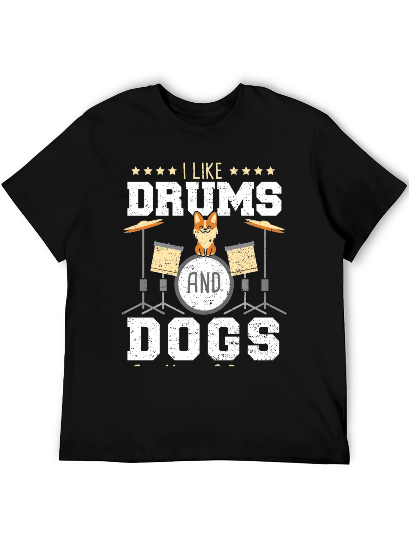 I Like Drums and Dogs T-Shirt