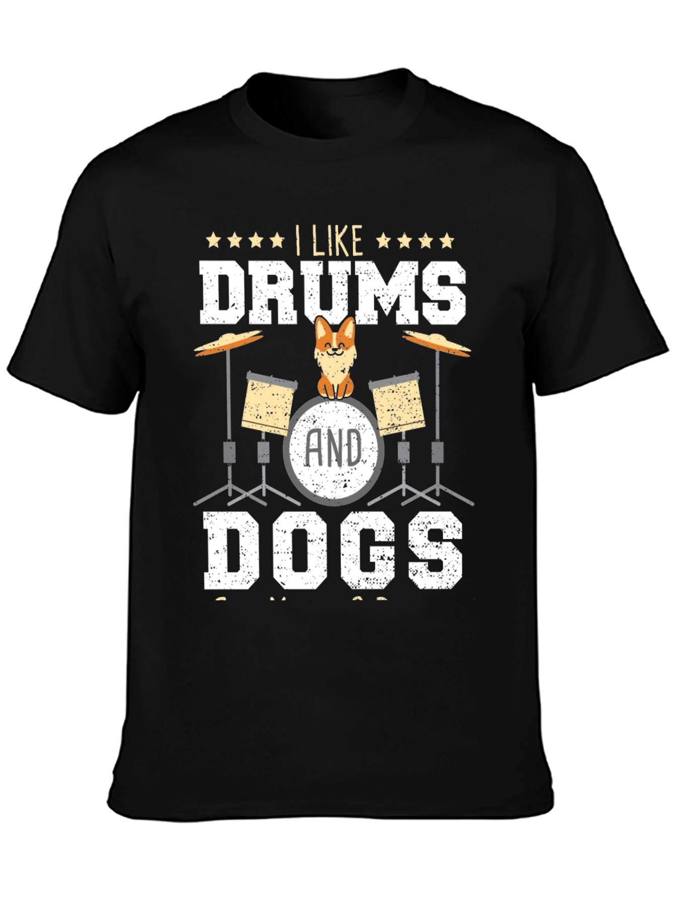 I Like Drums and Dogs T-Shirt