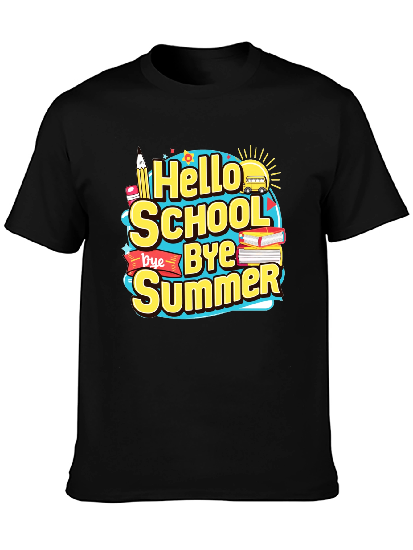 Hello School Bye Summer Graphic Tee