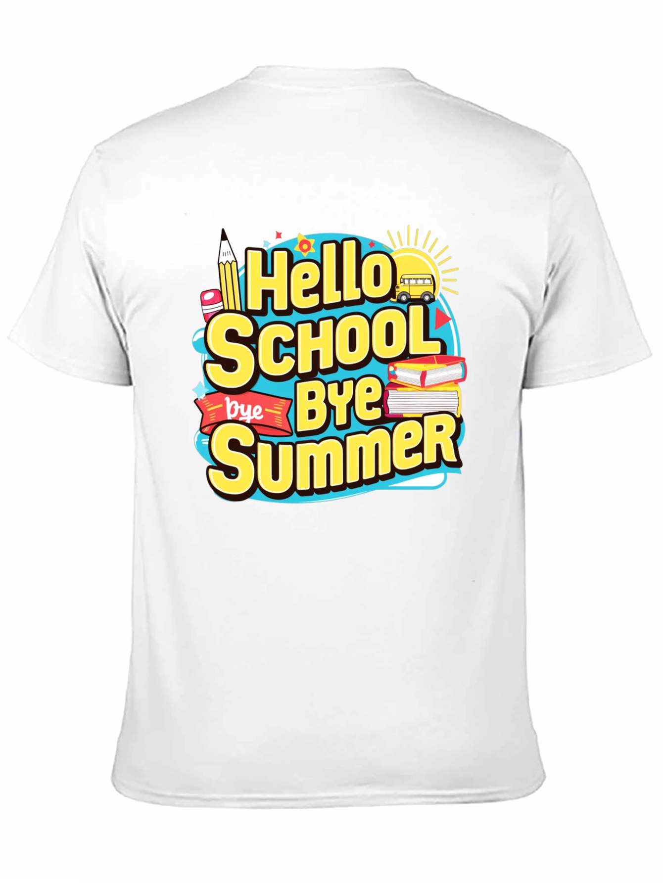 Hello School Bye Summer Graphic Tee