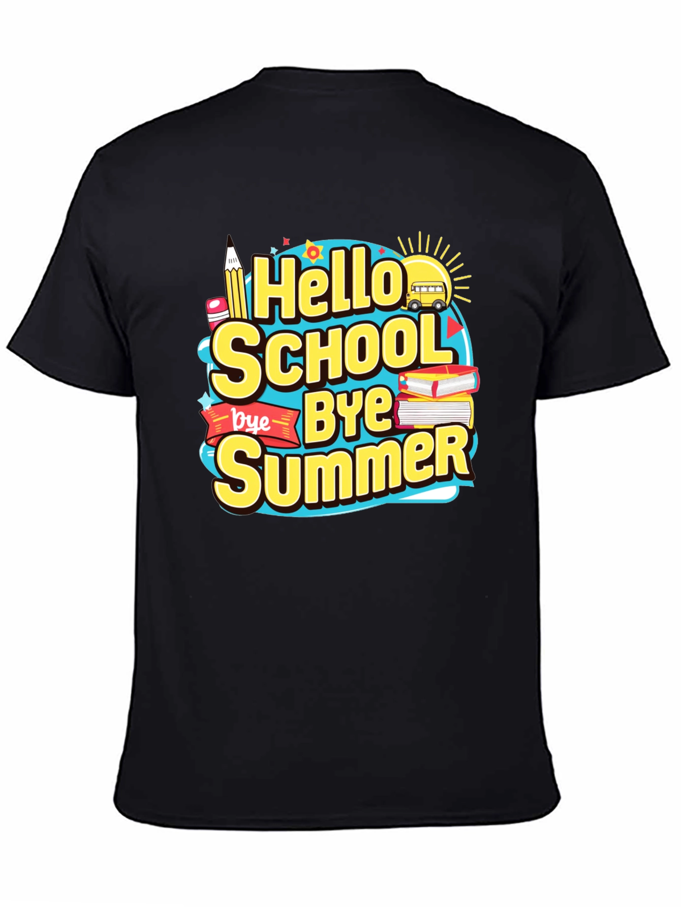 Hello School Bye Summer Graphic Tee