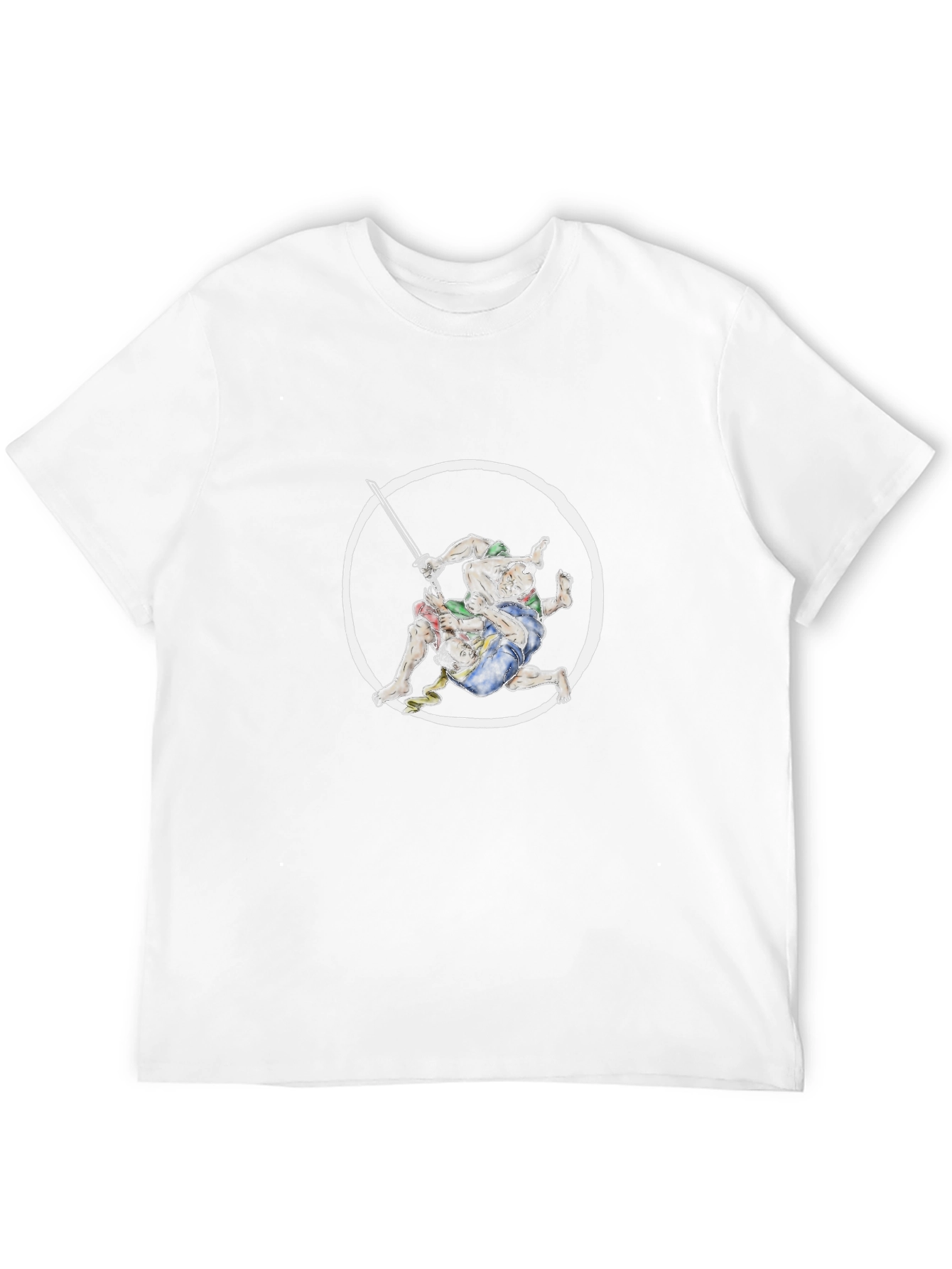 Fighting Samurai T-Shirt - Black