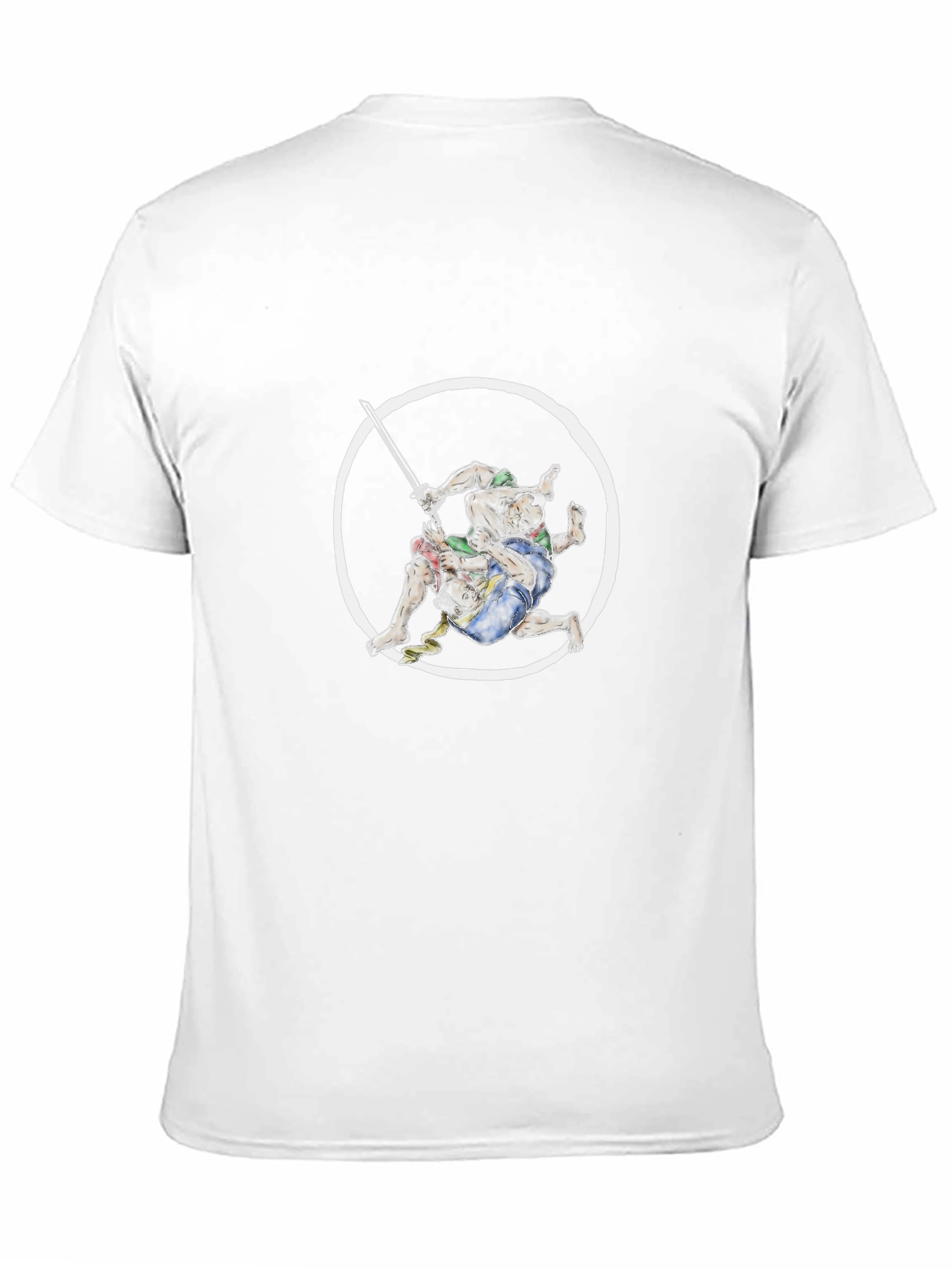 Fighting Samurai T-Shirt - Black