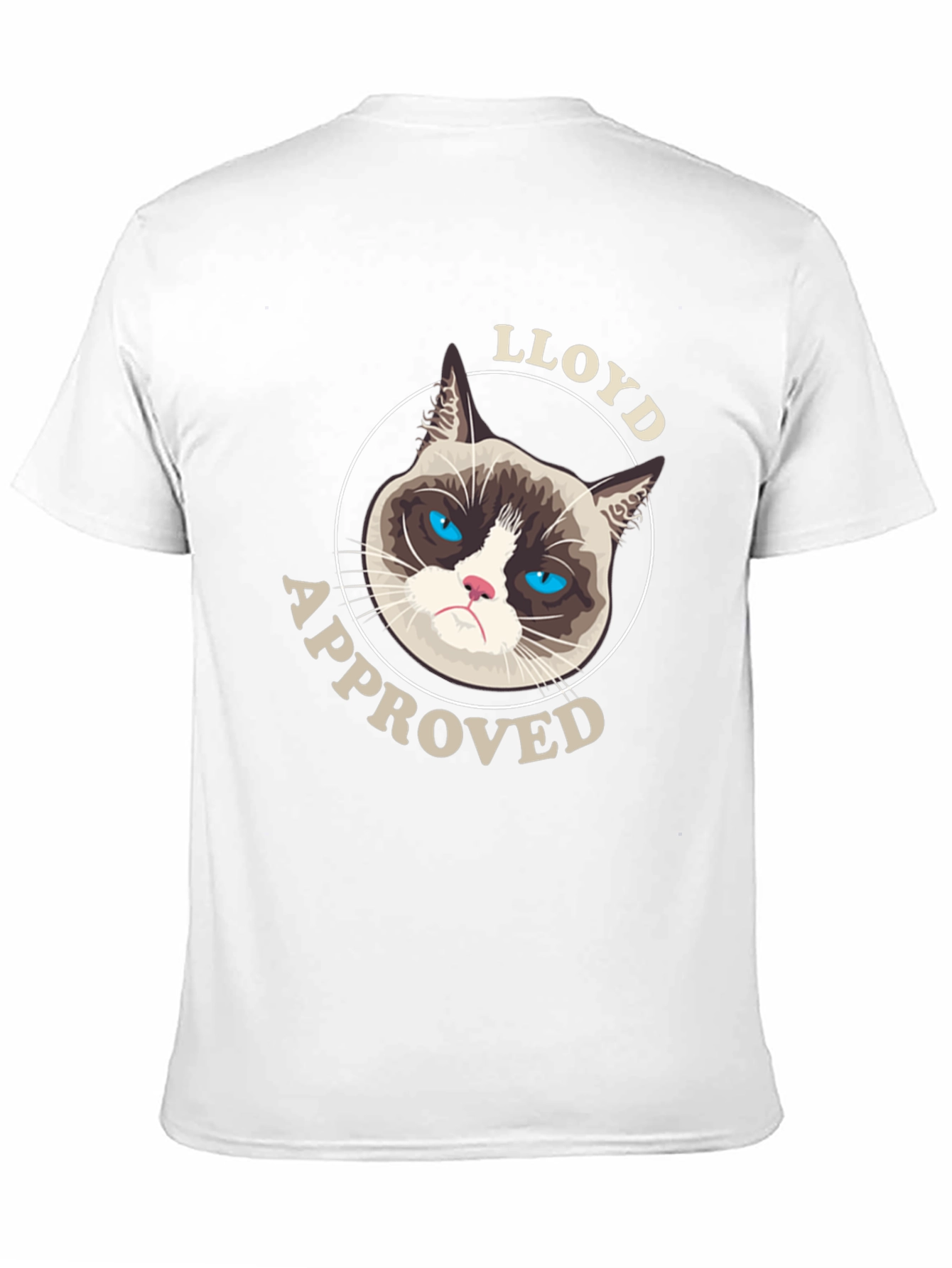Grumpy Cat Lloyd Approved Black T-Shirt