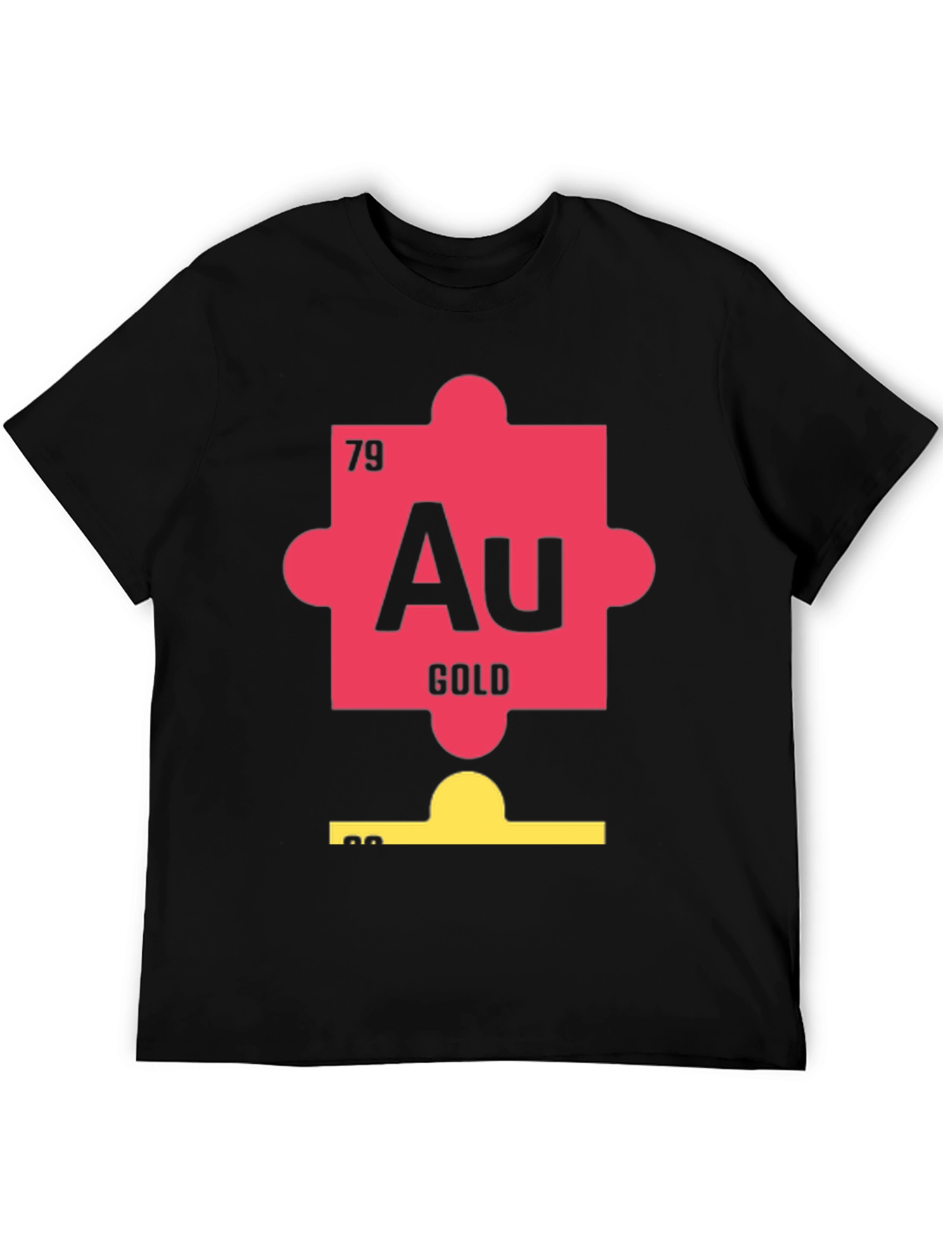 Gold Element Periodic Table Funny Autism Awareness T-Shirt