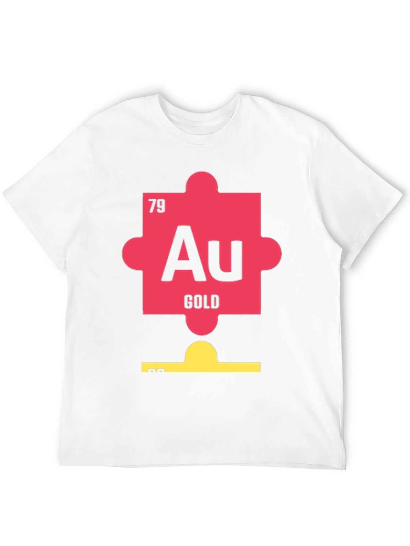Gold Element Periodic Table Funny Autism Awareness T-Shirt