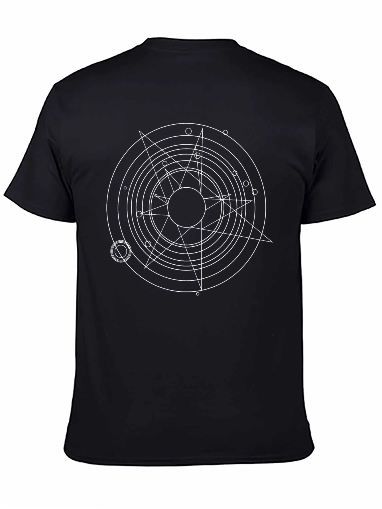 Geometric Circle T-Shirt - Modern Minimalist Design