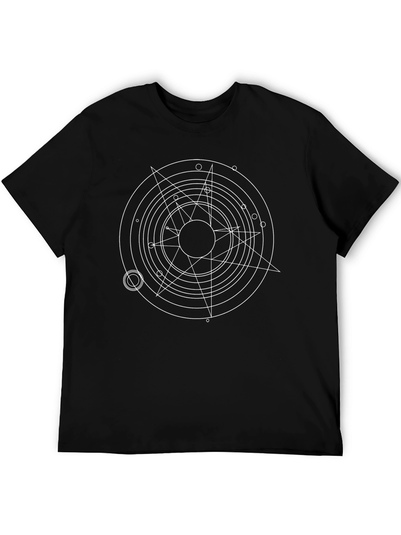 Geometric Circle T-Shirt - Modern Minimalist Design