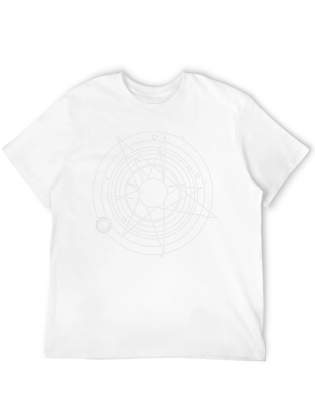Geometric Circle T-Shirt - Modern Minimalist Design