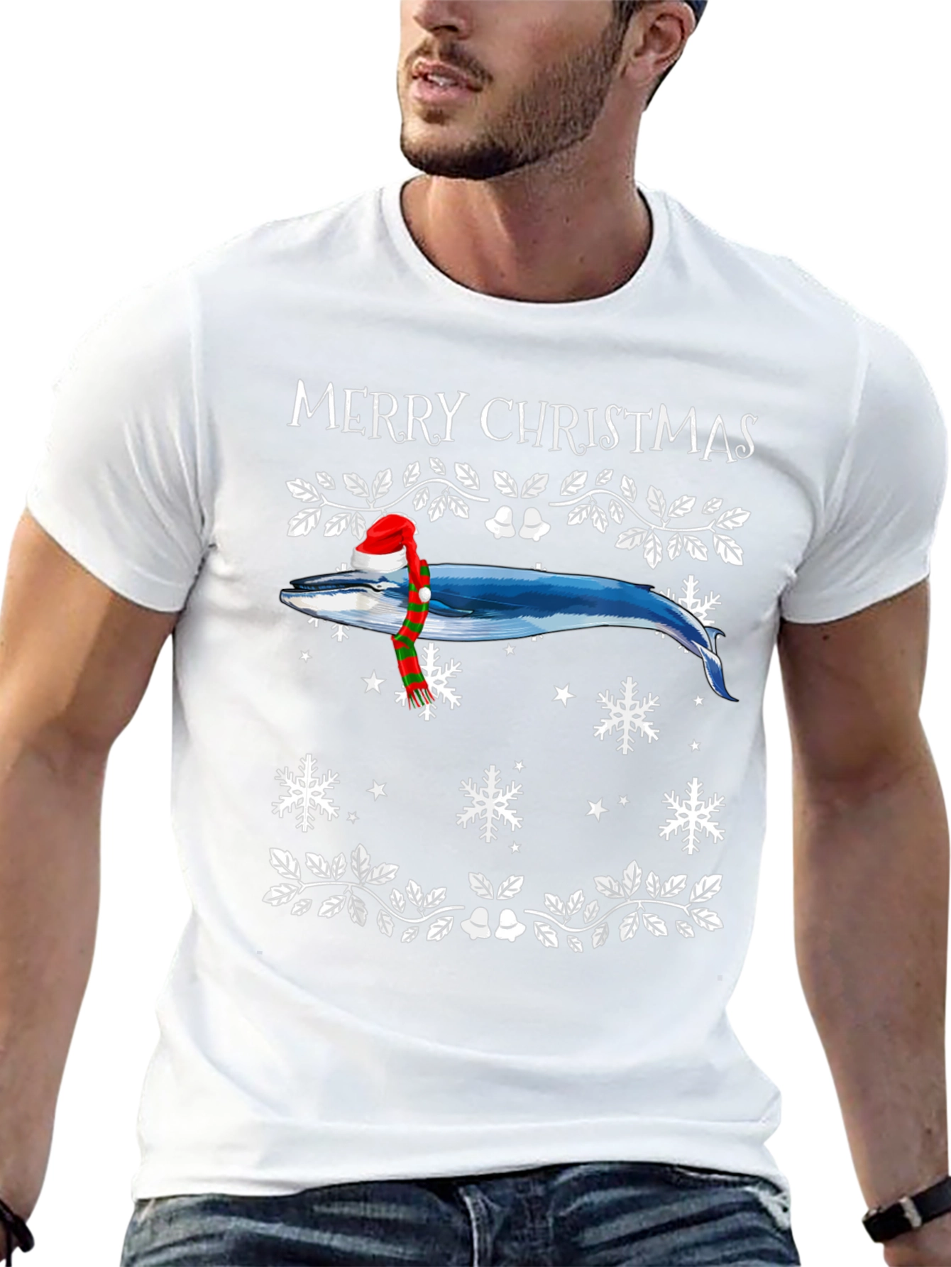 Merry Christmas Whale T-Shirt