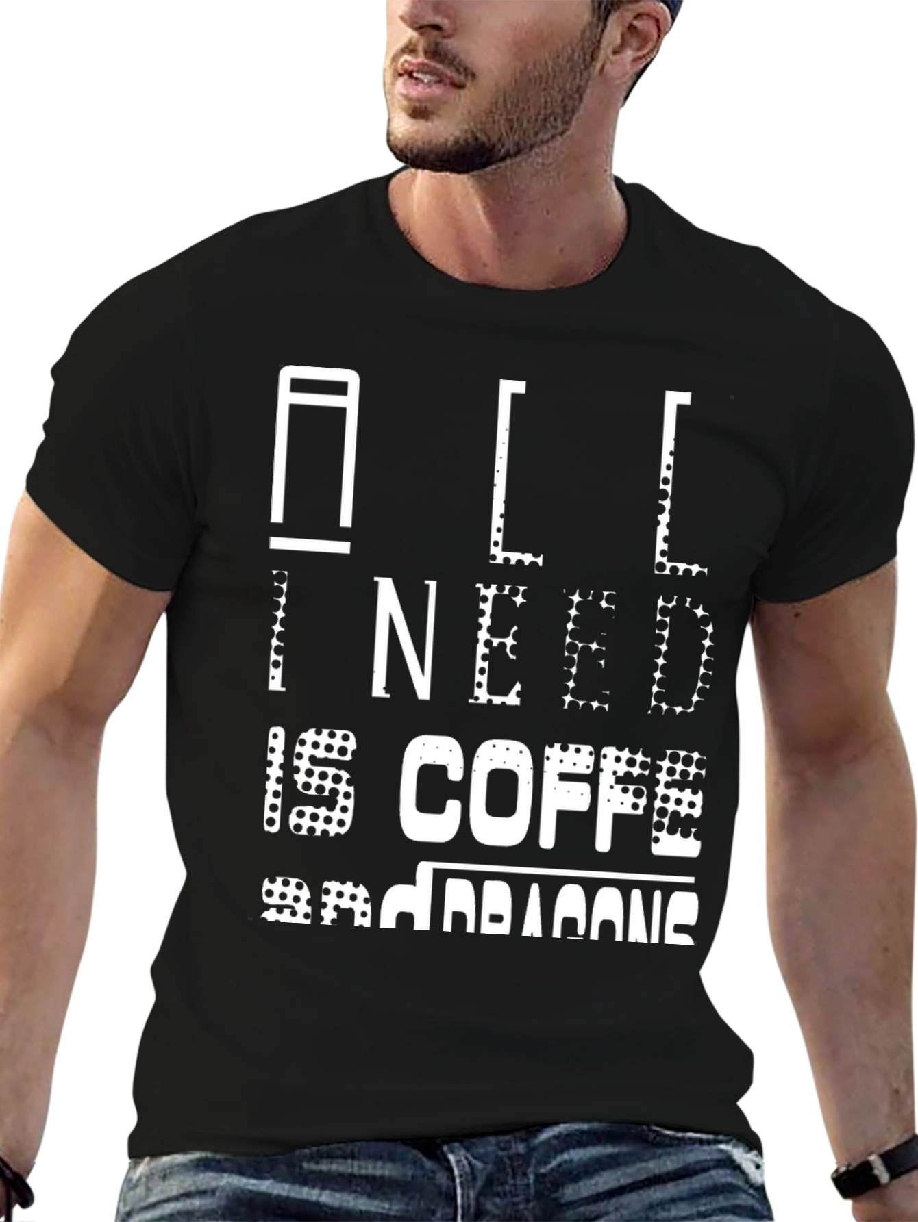 Coffee and Dragons Graphic Tee