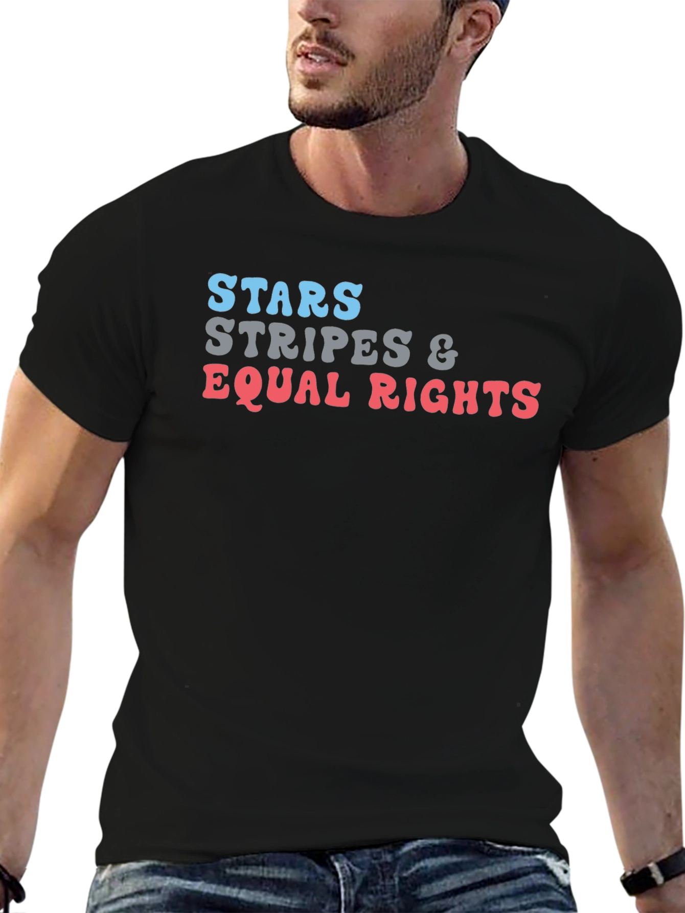 Stars Stripes & Equal Rights Graphic Tee