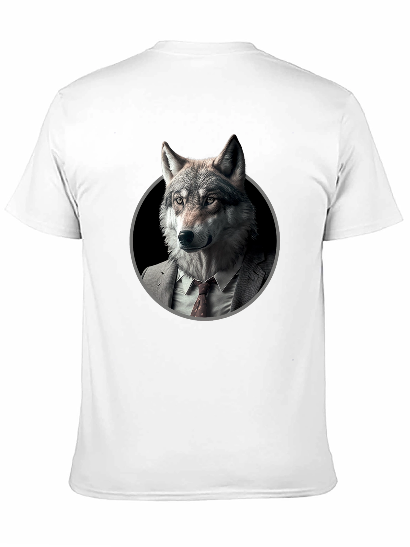 Wolf in Suit Graphic T-Shirt - Mens
