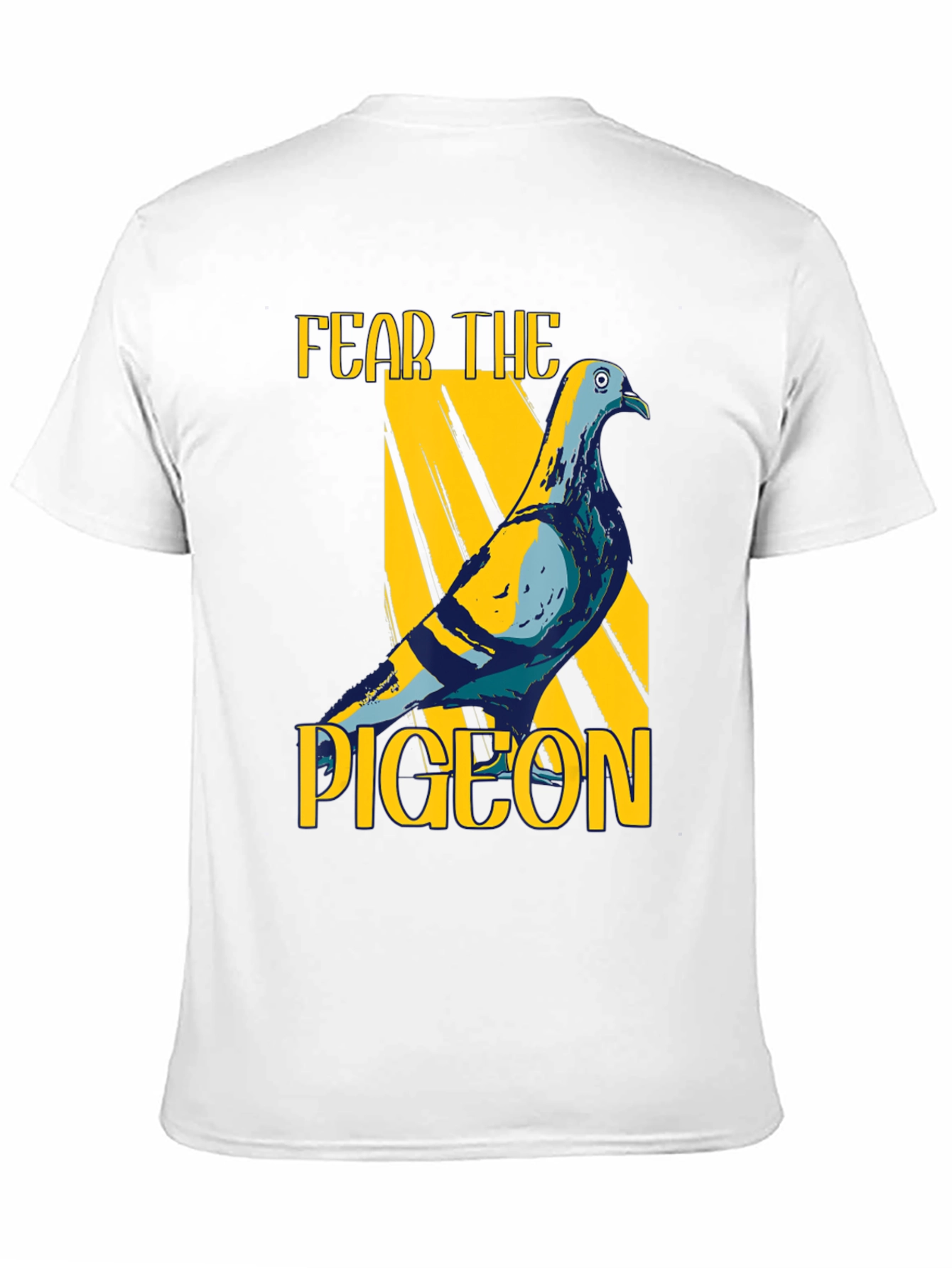 Fear The Pigeon Graphic T-Shirt - Black