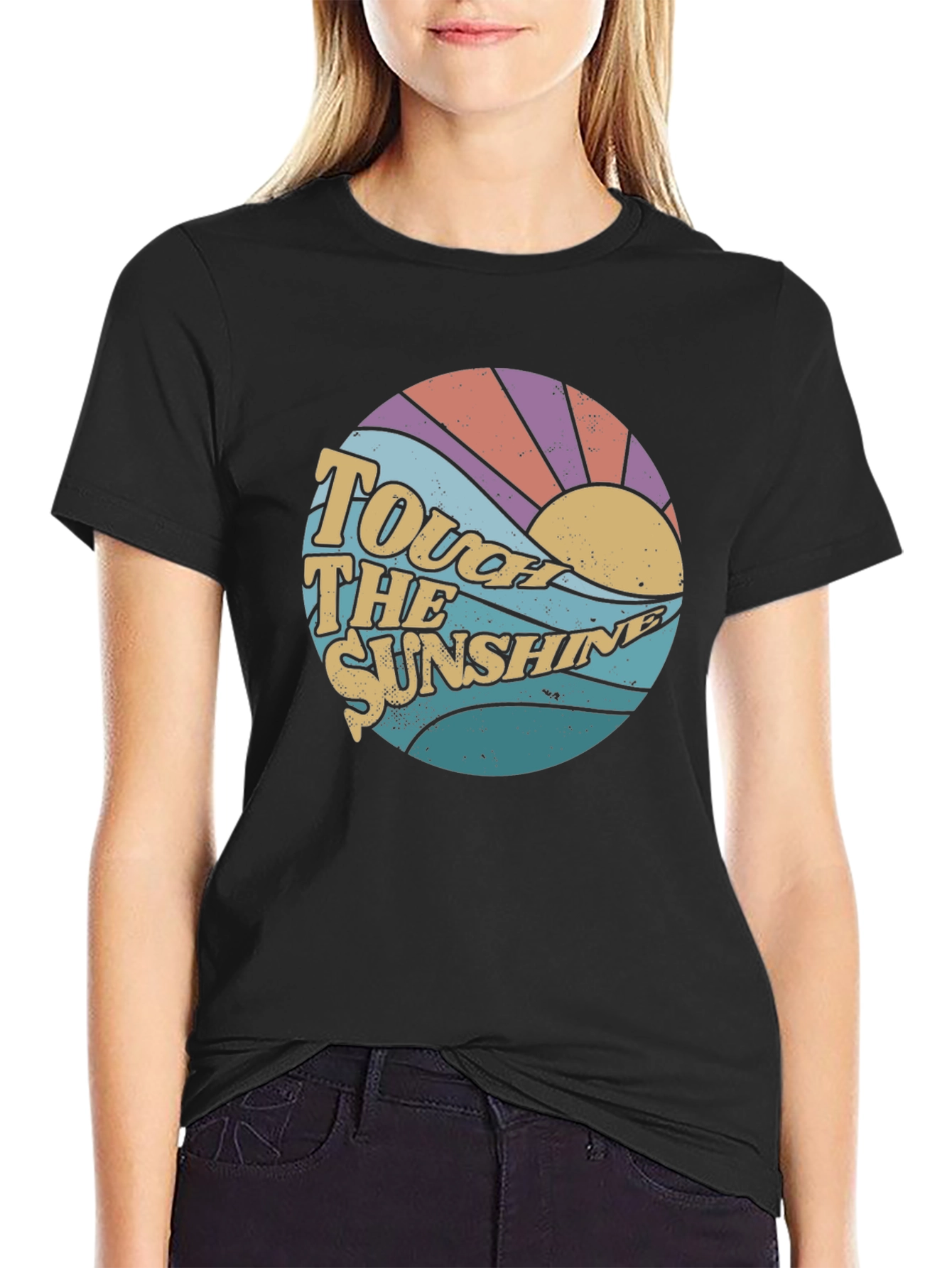 Touch The Sunshine Retro Graphic Tee