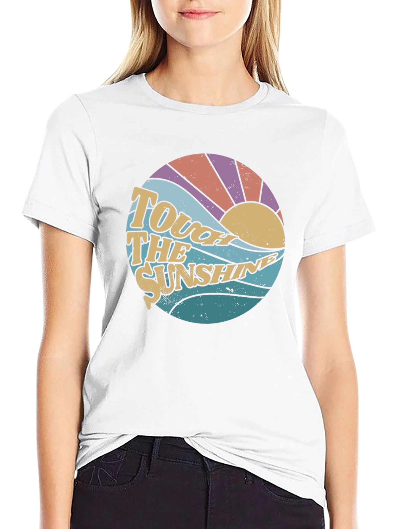 Touch The Sunshine Retro Graphic Tee