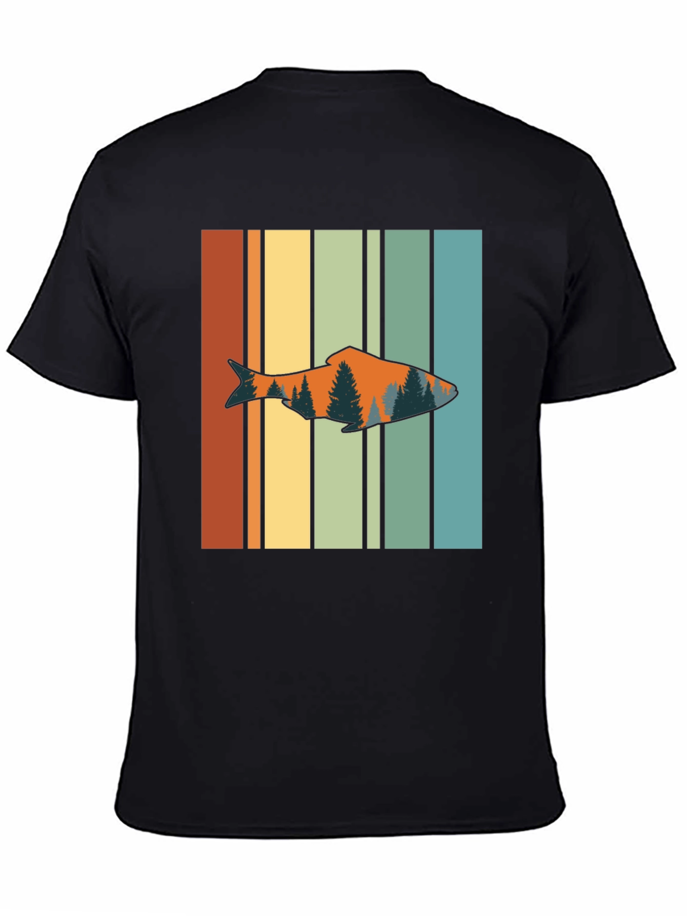 Retro Fish Graphic Tee - Outdoorsman Style