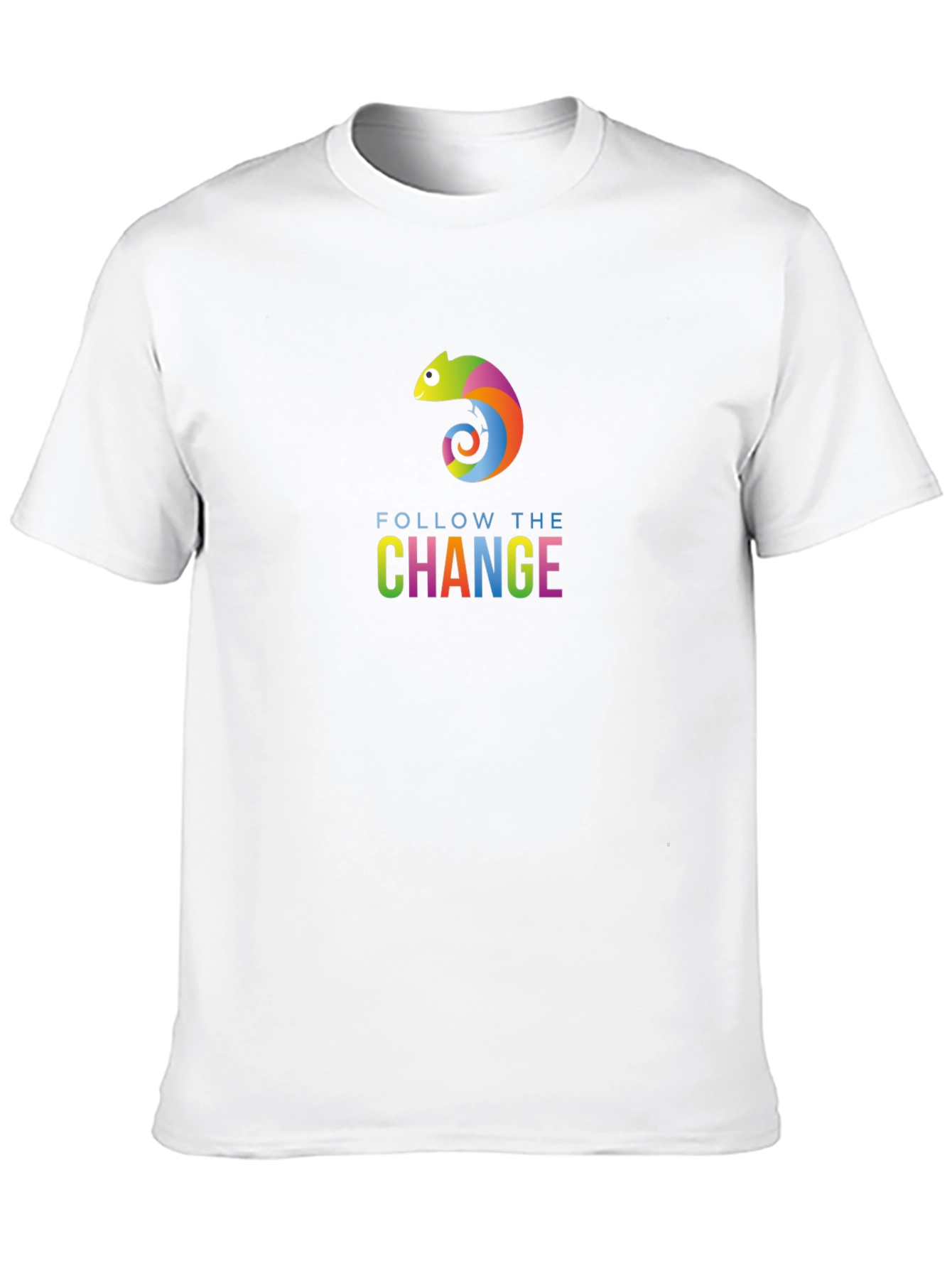 Follow the Change Chameleon Black T-Shirt