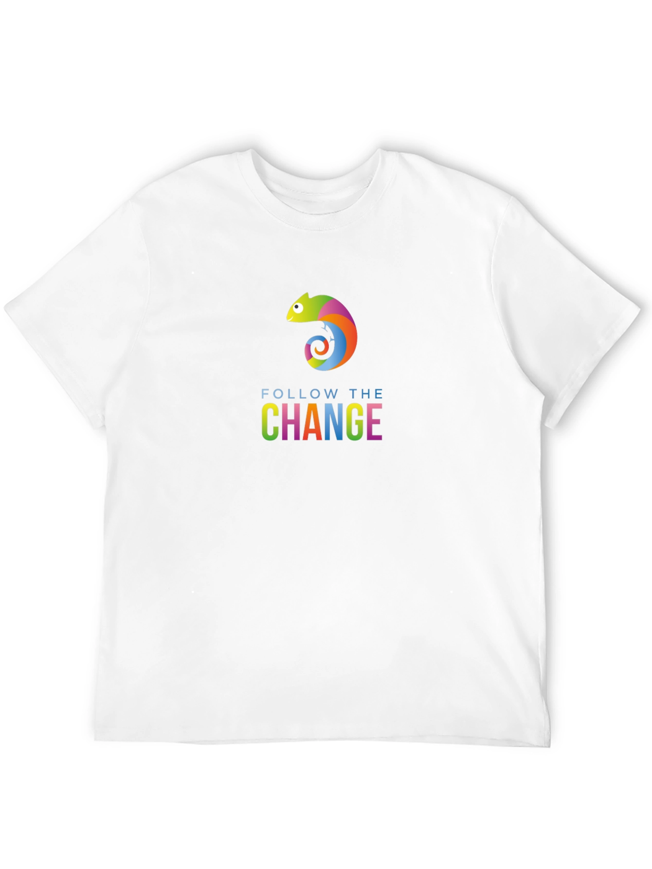 Follow the Change Chameleon Black T-Shirt