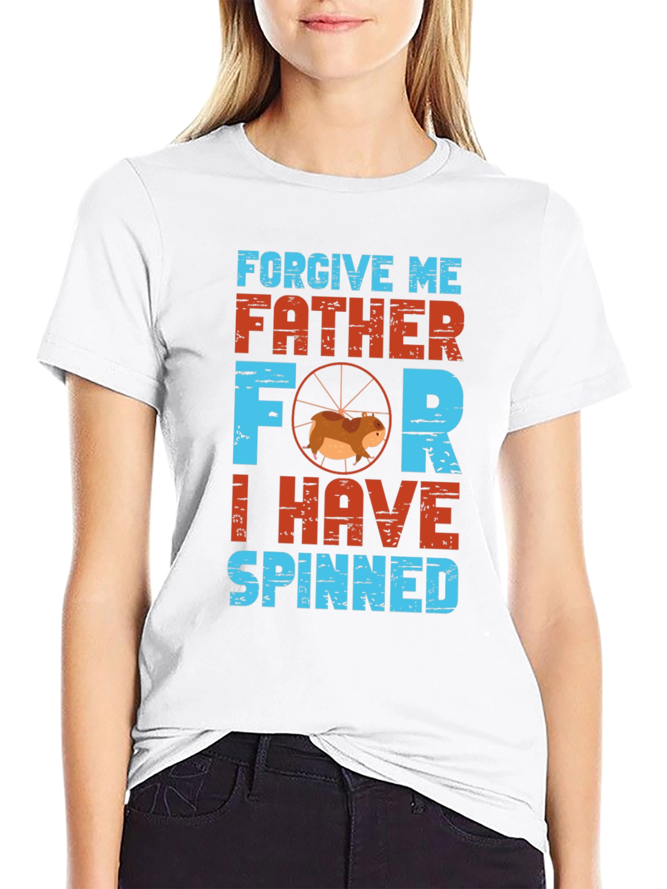 Forgive Me Father I Have Spinned T-Shirt