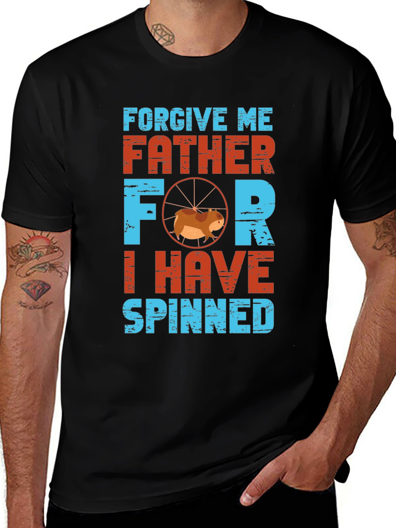 Forgive Me Father I Have Spinned T-Shirt