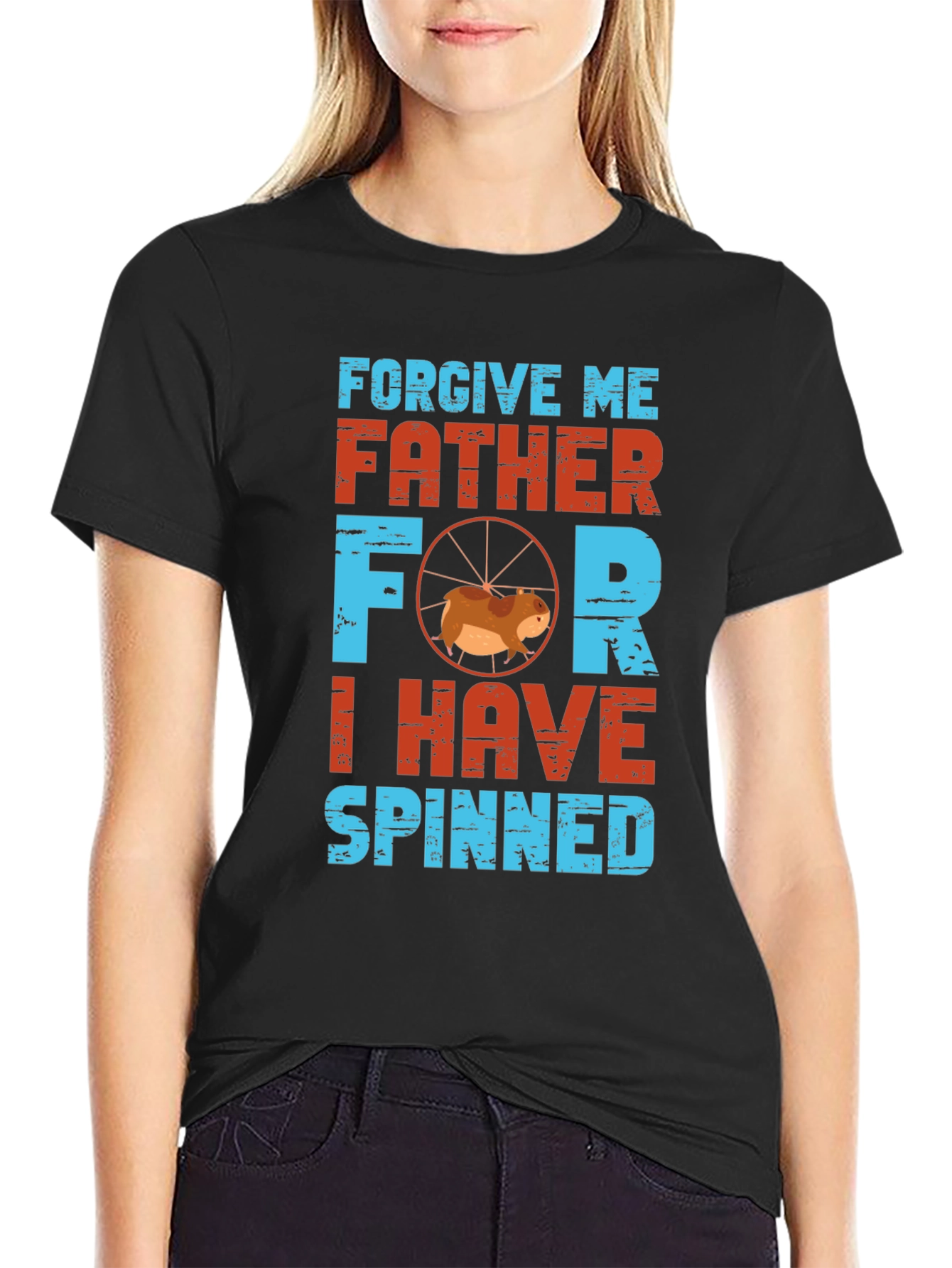 Forgive Me Father I Have Spinned T-Shirt