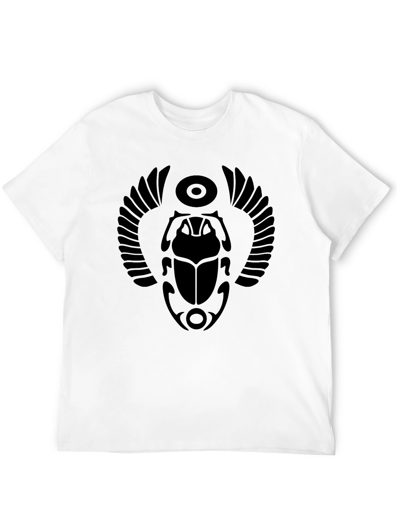 Egyptian Scarab Beetle T-Shirt - Black Graphic Tee