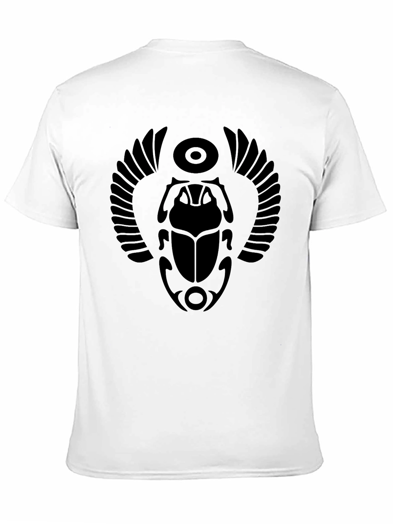 Egyptian Scarab Beetle T-Shirt - Black Graphic Tee