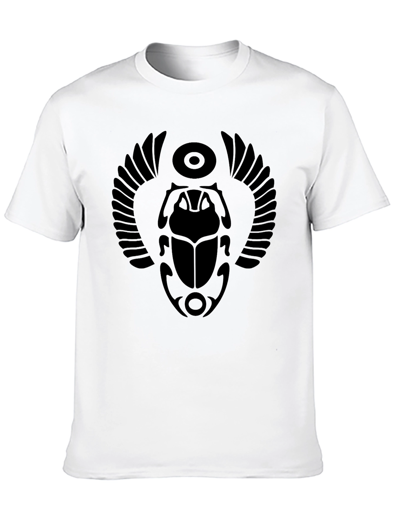 Egyptian Scarab Beetle T-Shirt - Black Graphic Tee