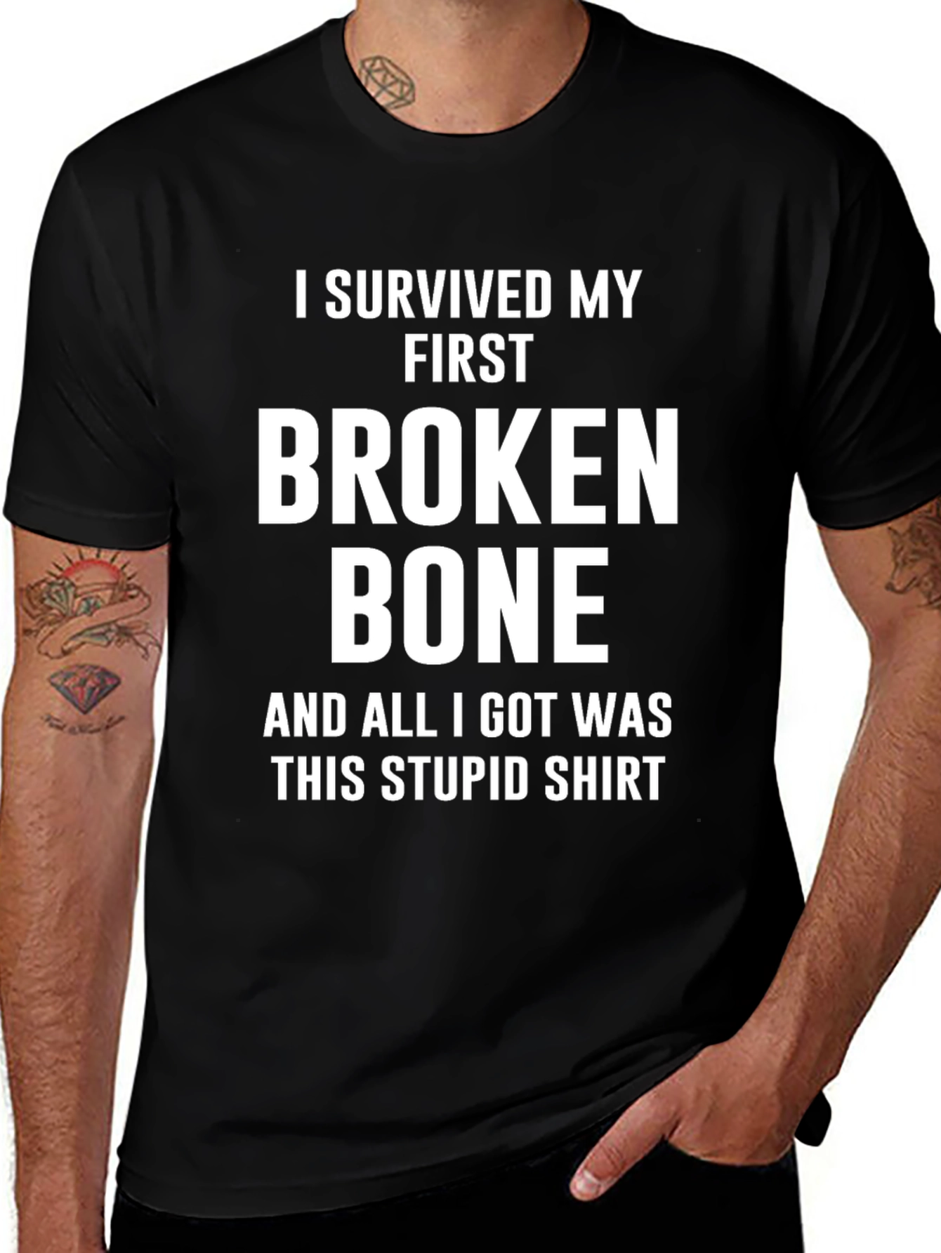 I Survived My First Broken Bone T-Shirt