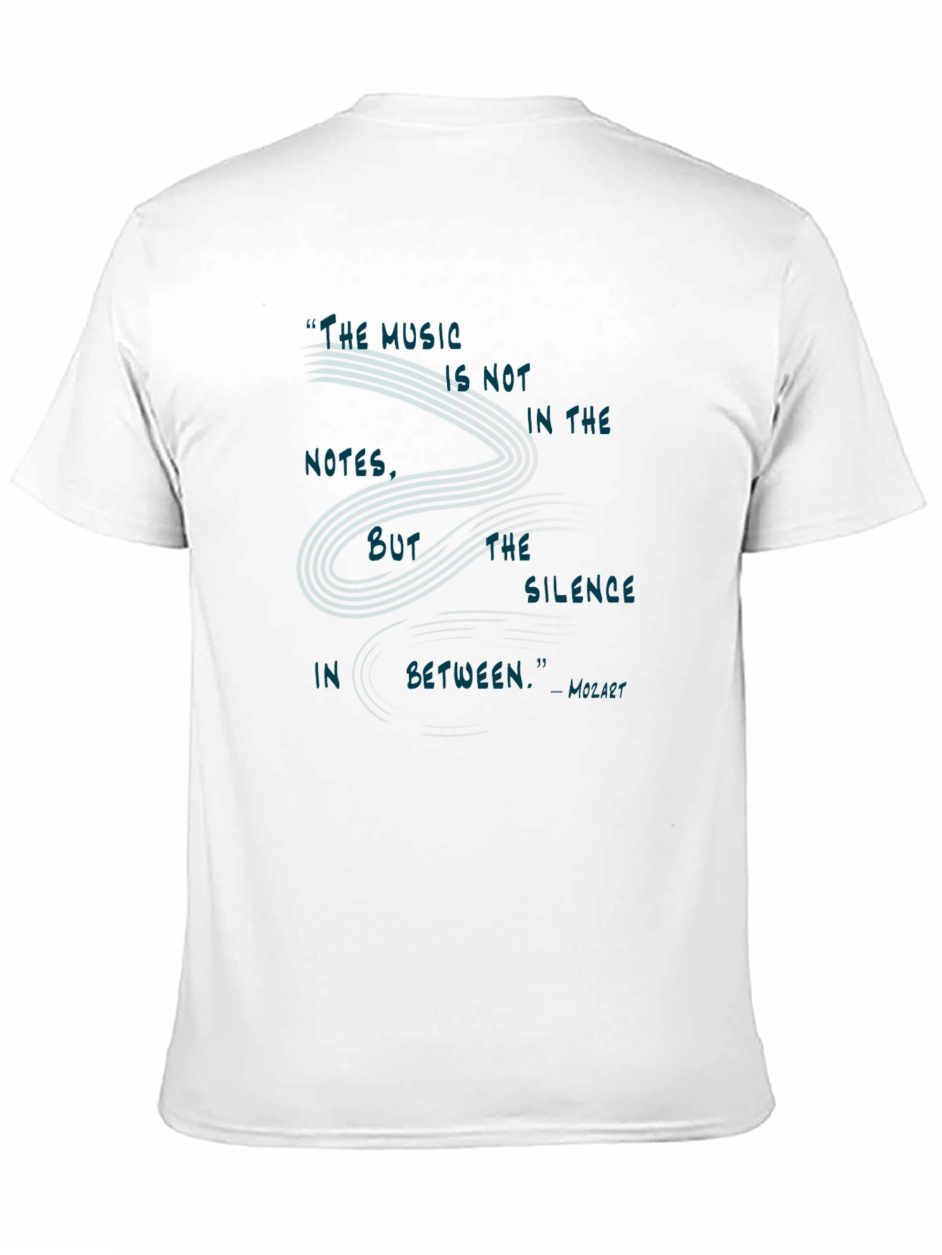 Music Quote T-Shirt - The Silence In Between