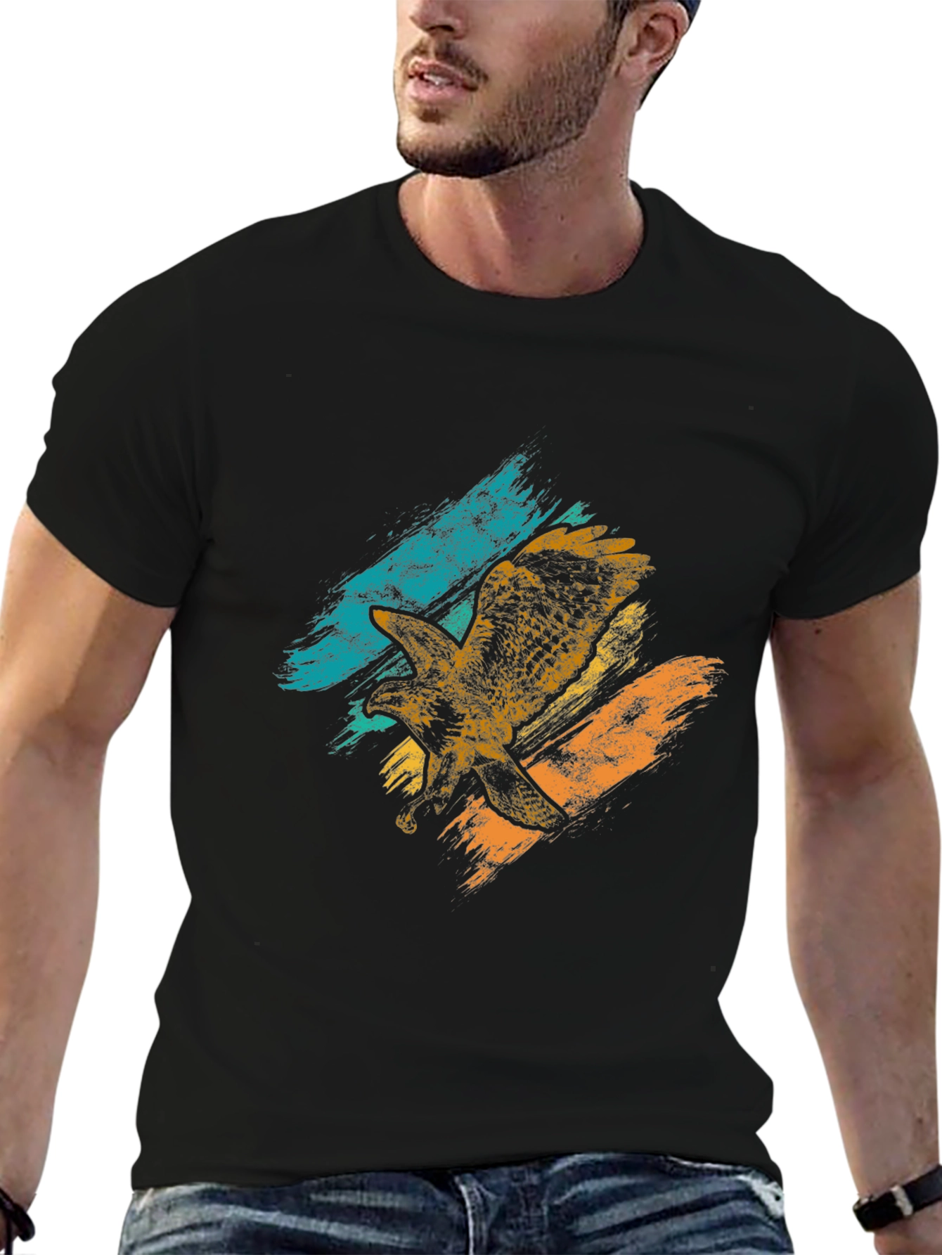 Eagle Graphic Tee - Bold Graphic Print