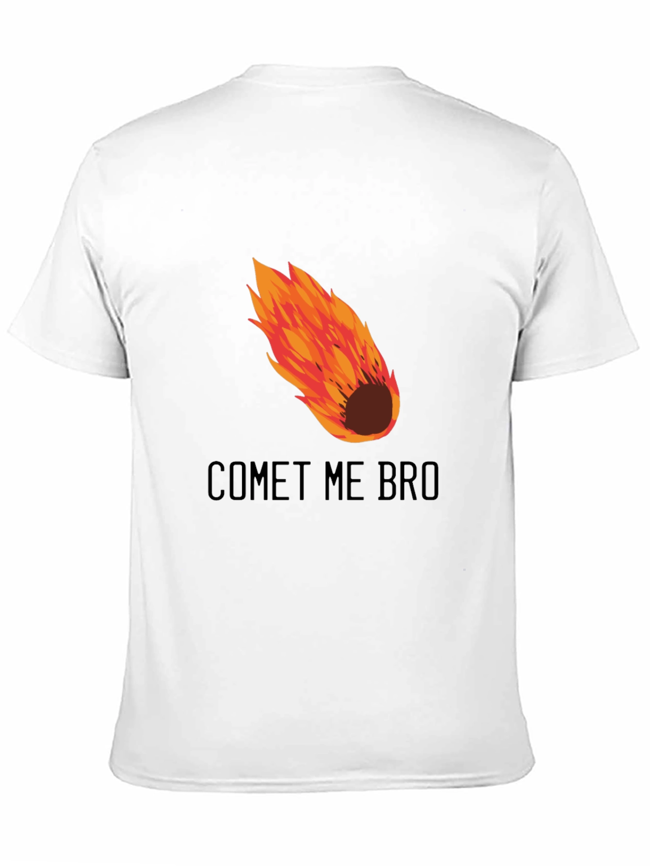Comet Me Bro Graphic T-Shirt - Mens Black Tee