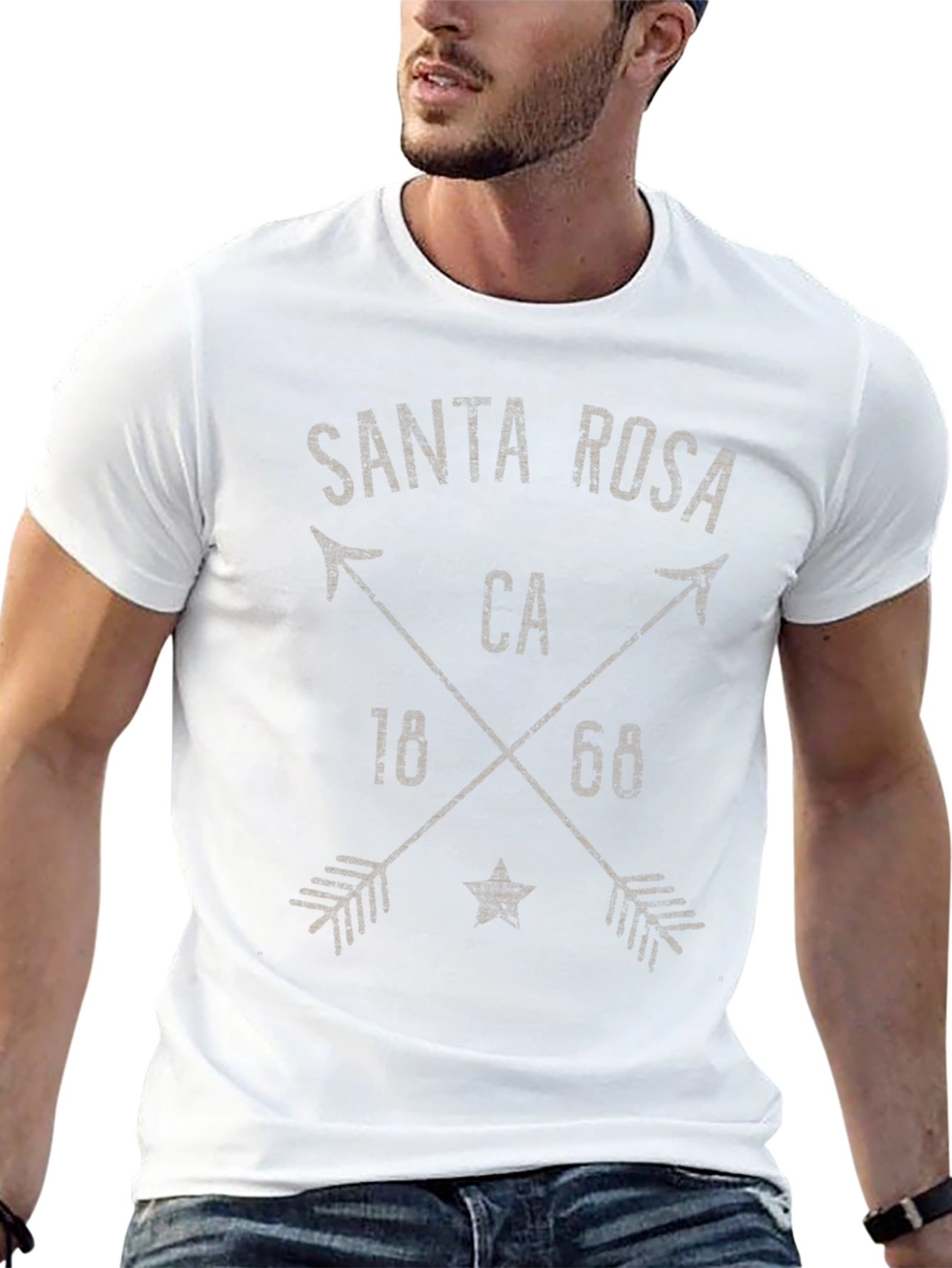 Santa Rosa CA Arrow Graphic T-Shirt