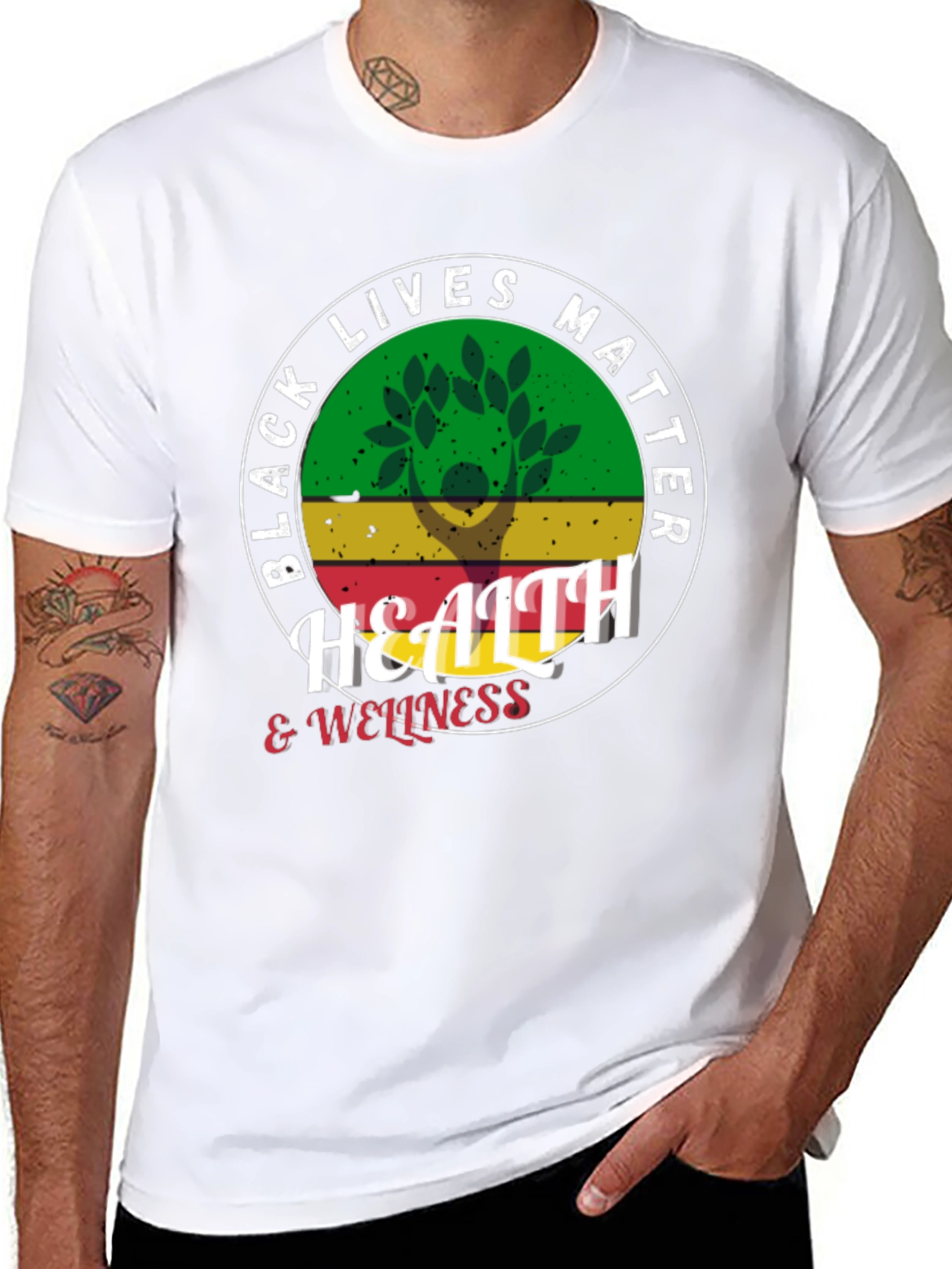 Black Lives Matter Health & Wellness Graphic Tee