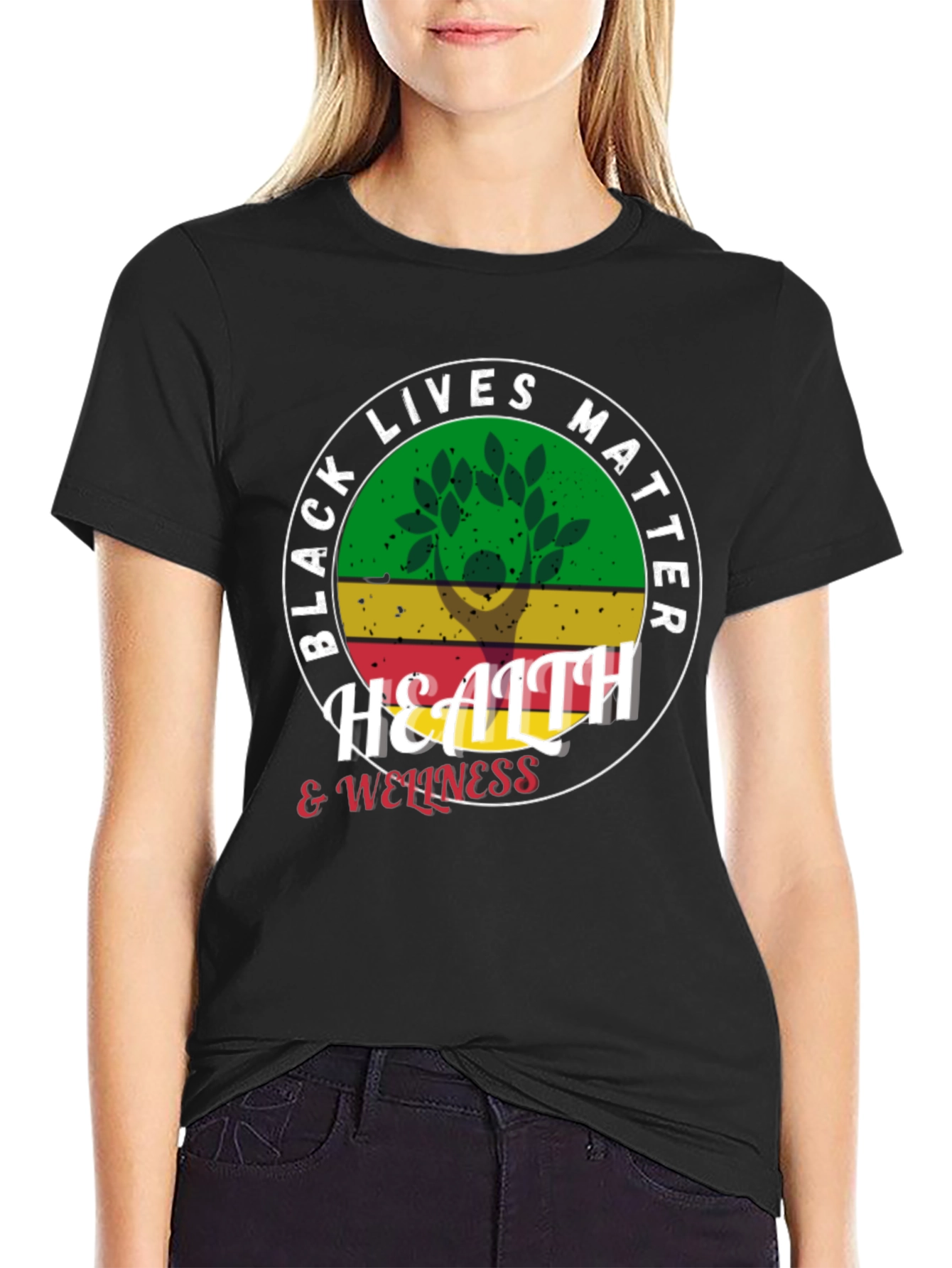 Black Lives Matter Health & Wellness Graphic Tee