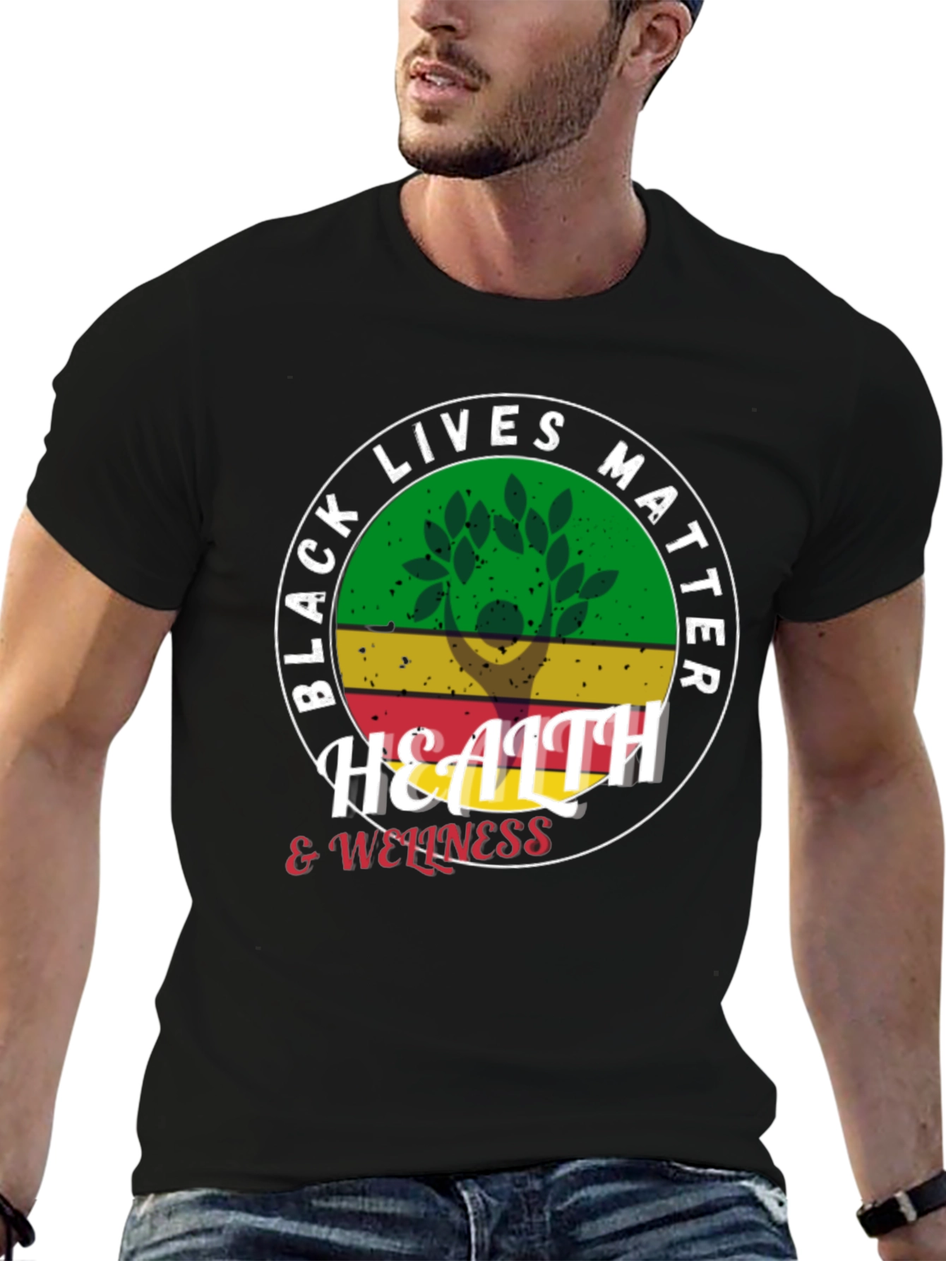 Black Lives Matter Health & Wellness Graphic Tee