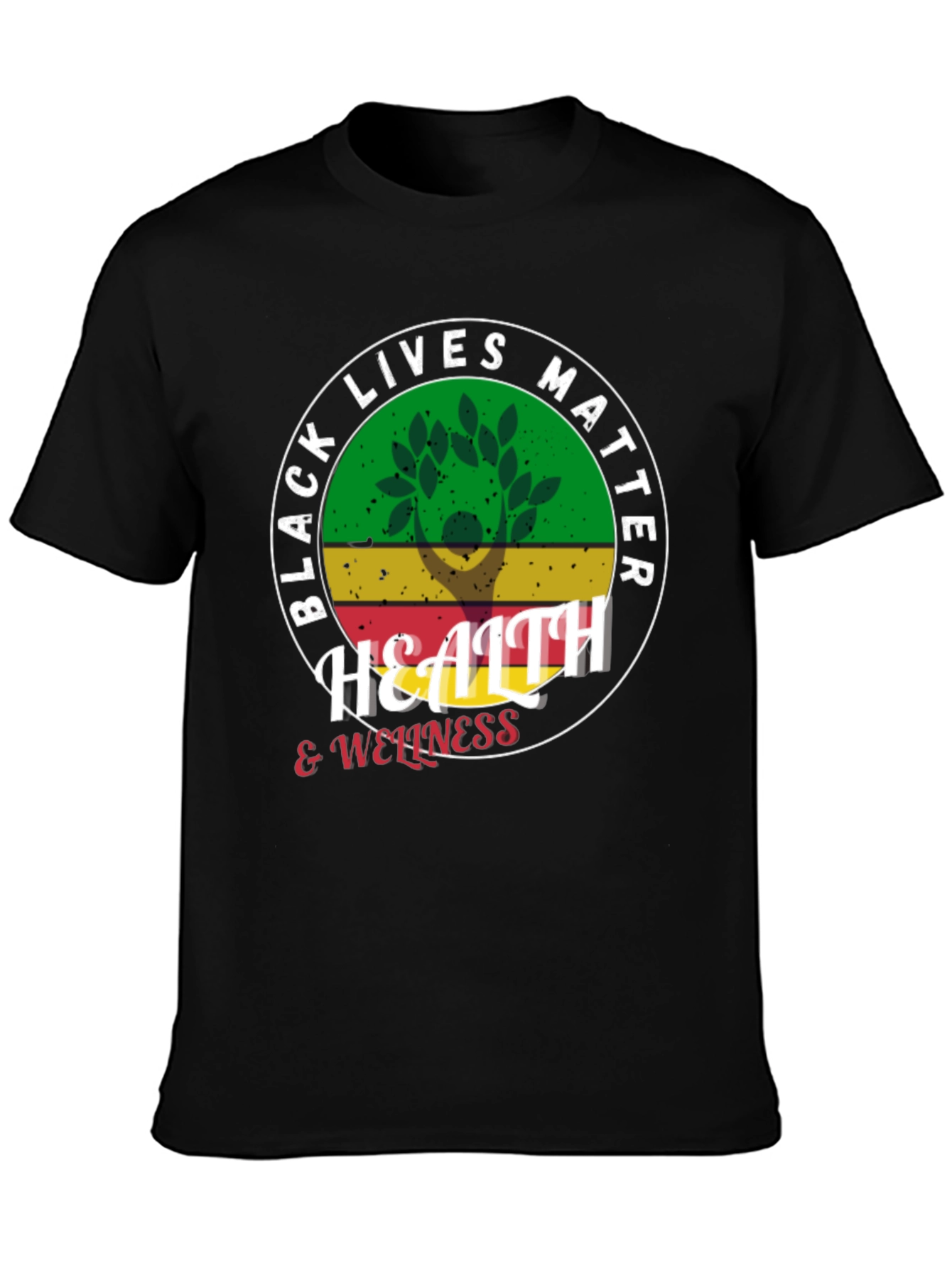 Black Lives Matter Health & Wellness Graphic Tee