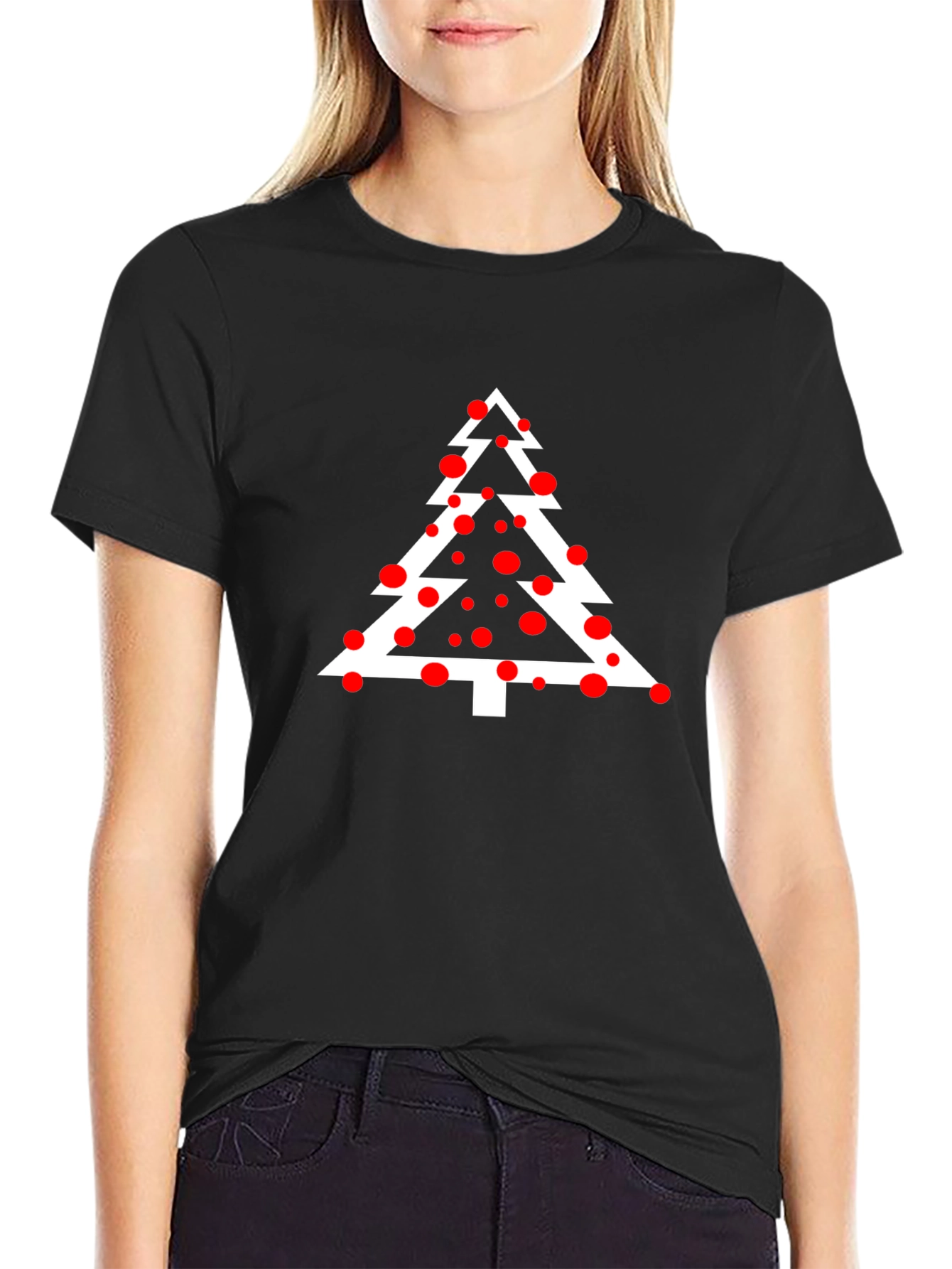 Festive Christmas Tree T-Shirt - Holiday Style