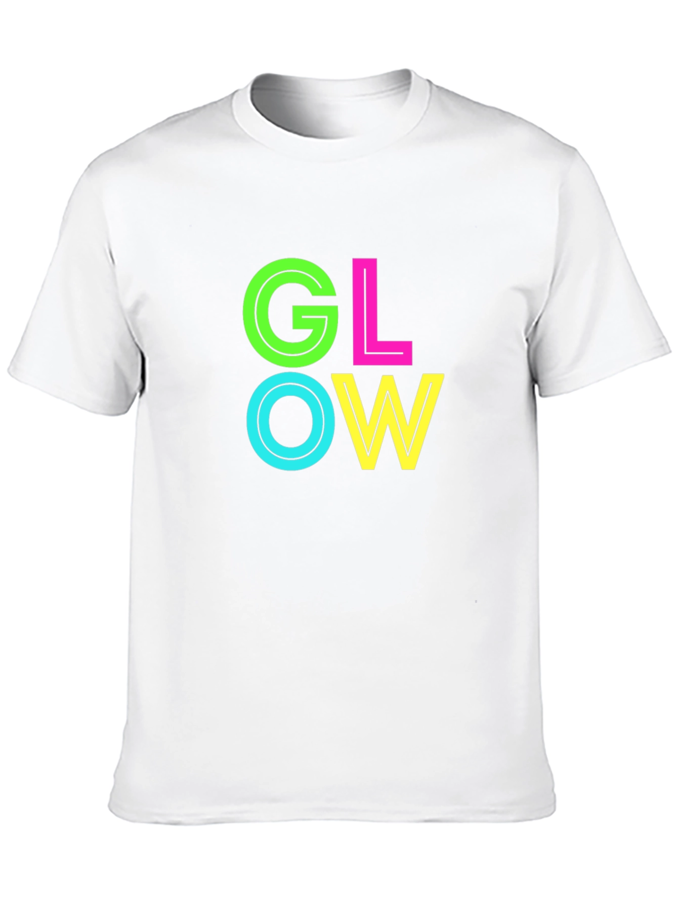 Glow Graphic Black T-Shirt