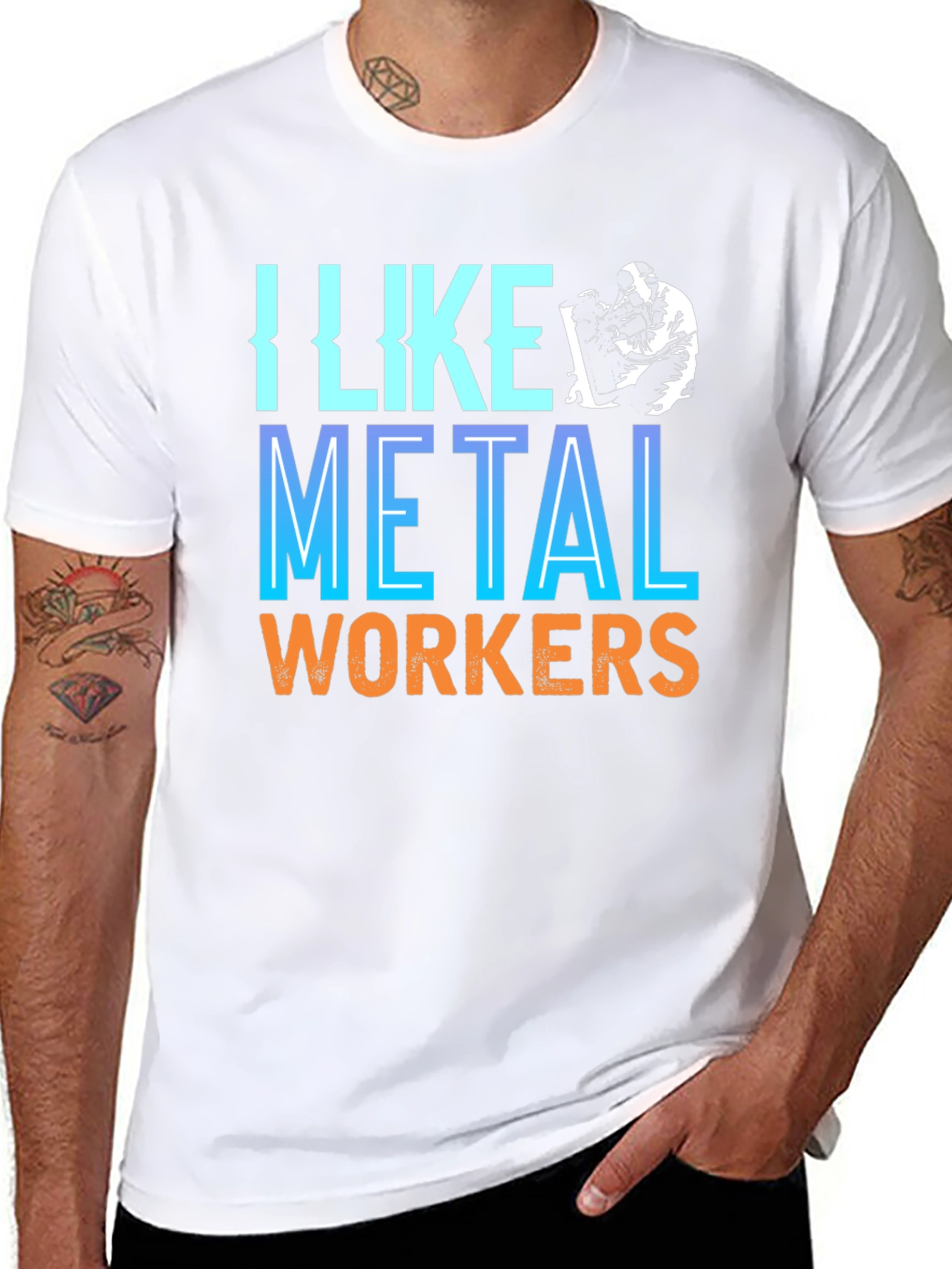 I Like Metal Workers Graphic Tee