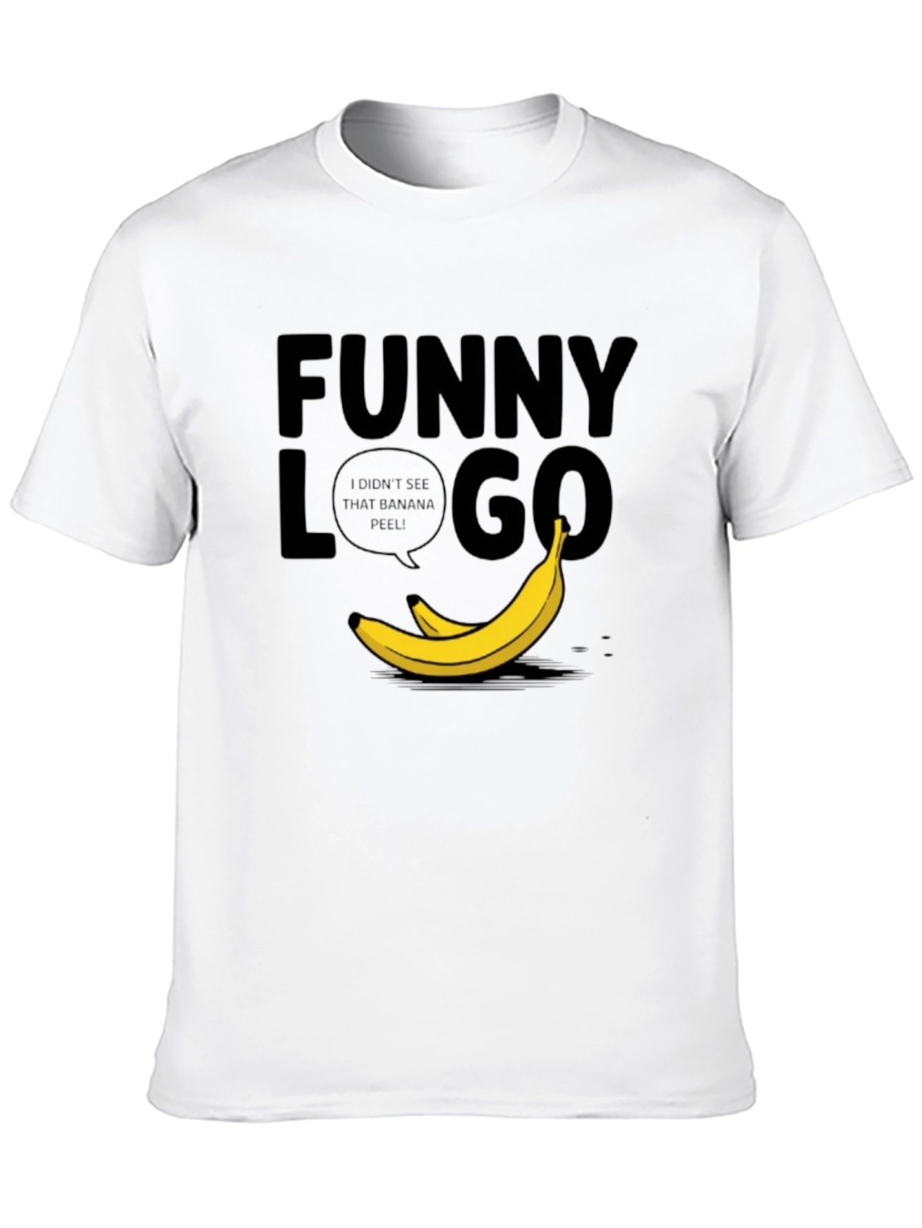 Funny Logo Banana Peel T-Shirt