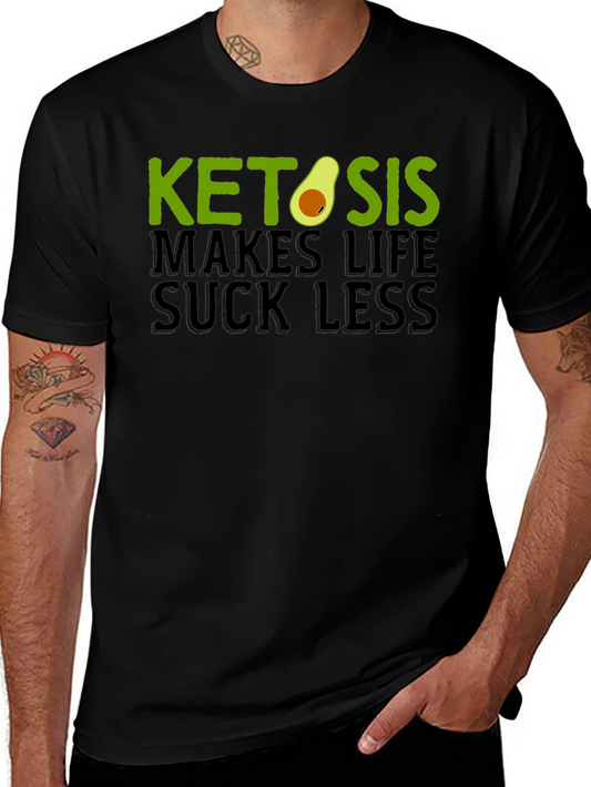 Ketosis Avocado T-Shirt - Makes Life Suck Less - Keto Diet Tee