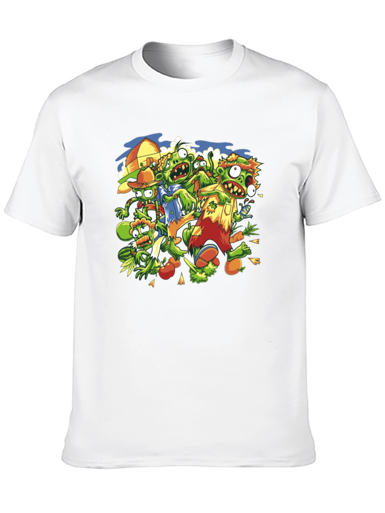 Zombie Veggie T-Shirt - Plants vs. Undead Humor