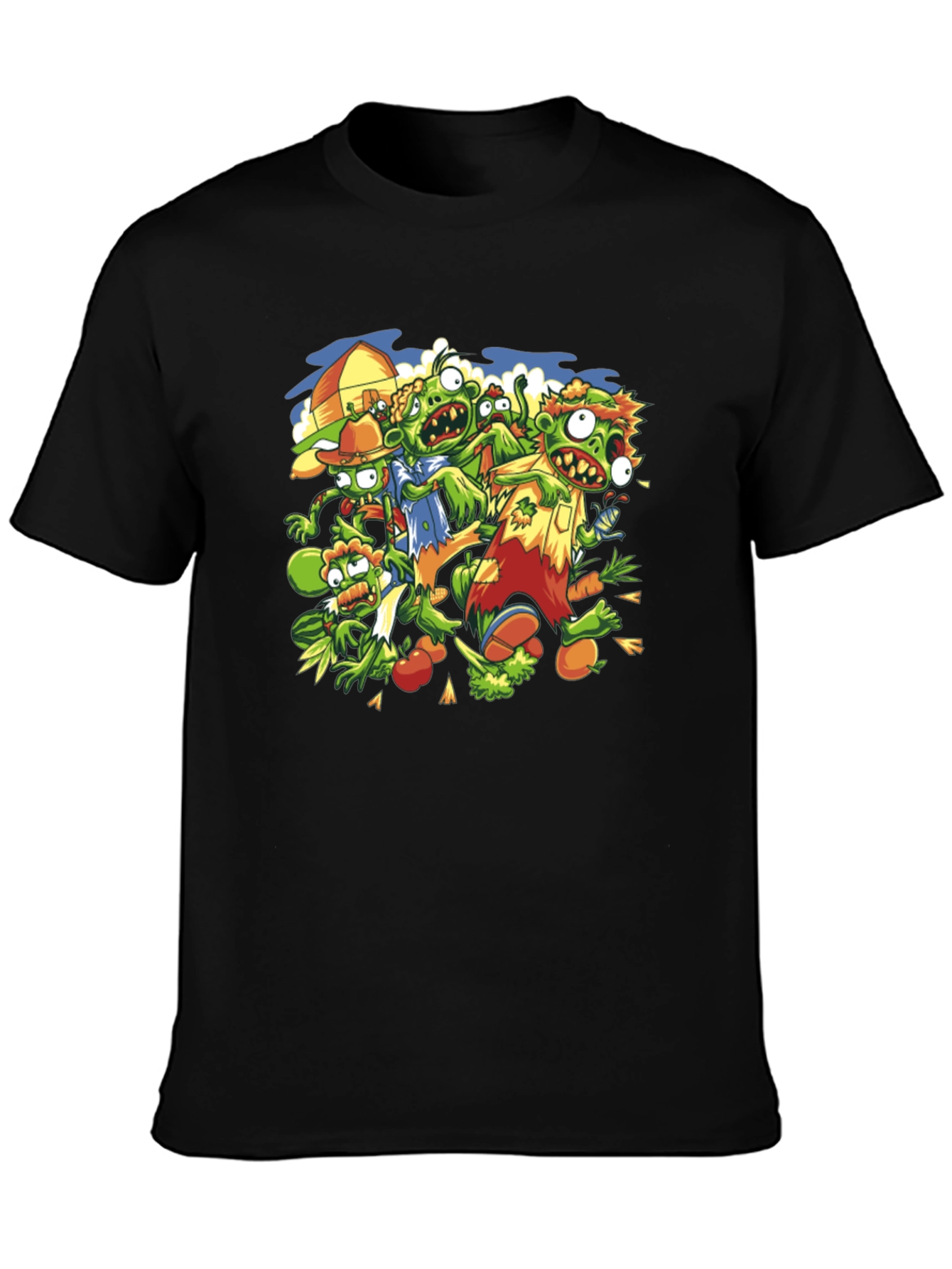 Zombie Veggie T-Shirt - Plants vs. Undead Humor